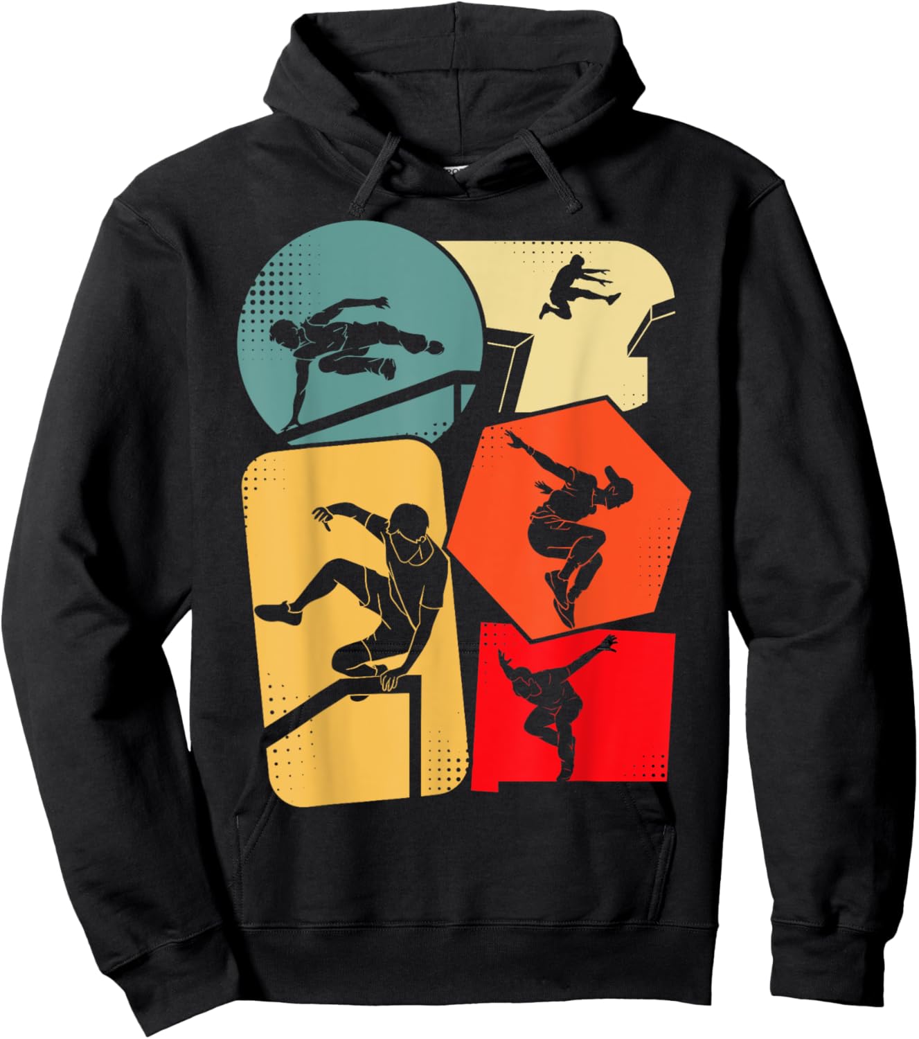 Parkour Parcouring Kids Men's , Black, S Hoodie - Hoodie | Black