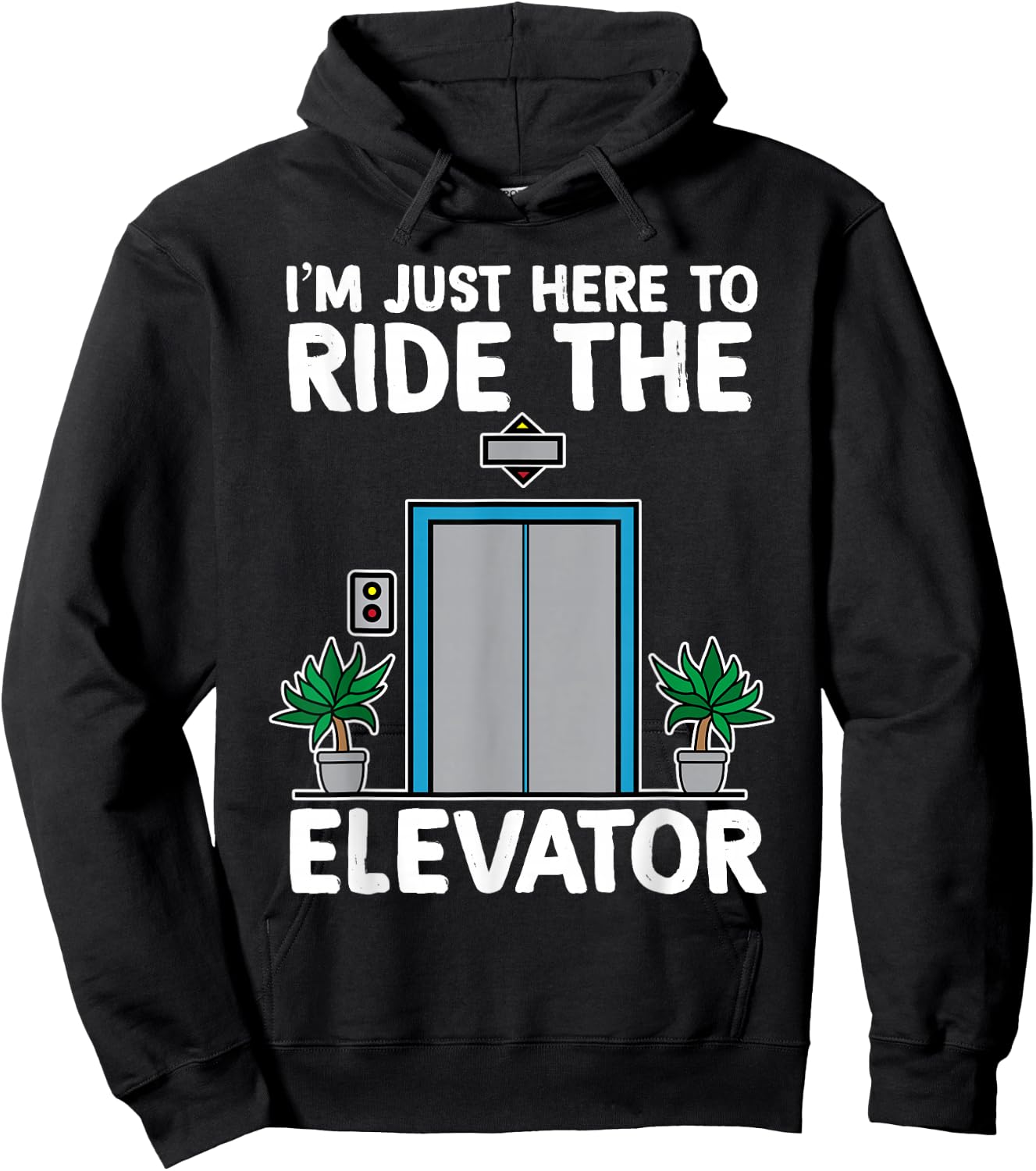 Elevator Mechanic Engineer Funny Elevators Lovers Take Ride Hoodie - Hoodie | Black