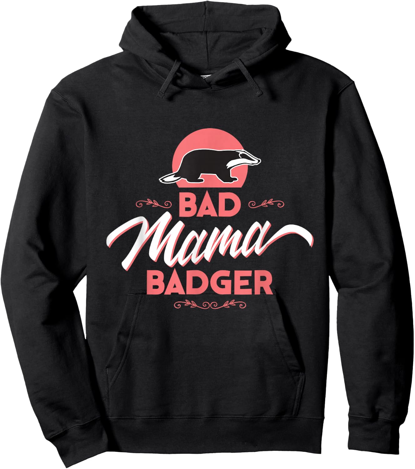 Bad Mama Badger Hoodie - Hoodie | Black