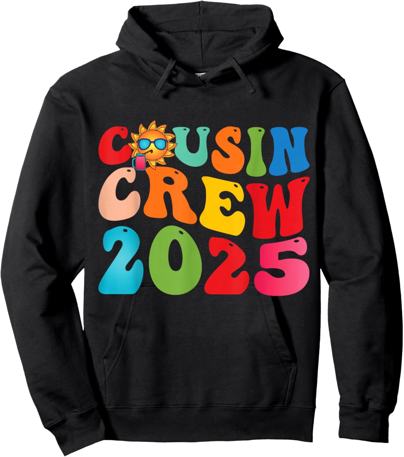 Cousins Cousin Crew 2025 Trip Vacation Summer Hoodie - Hoodie | Black