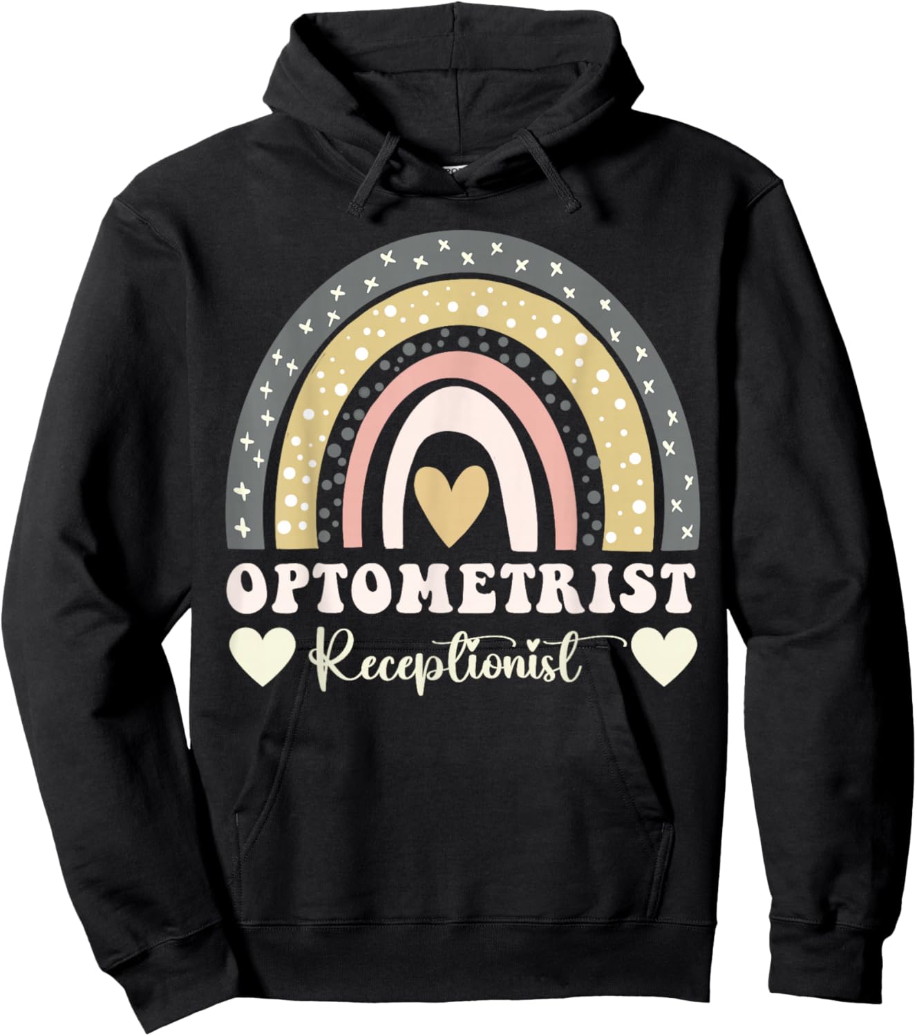Optometrist Receptionist Hoodie - Hoodie | Black