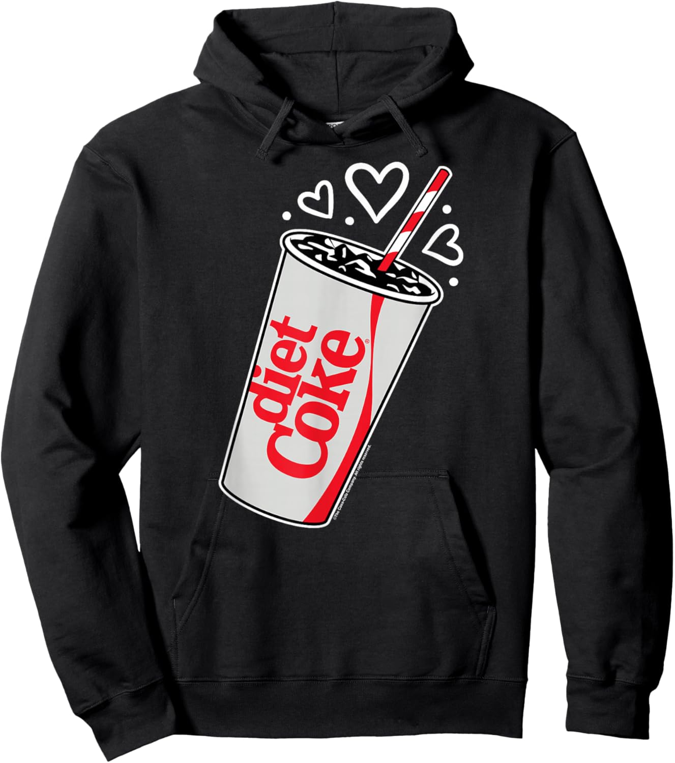 Coca-Cola - Diet Coke Heart Bubbles Hoodie - Hoodie | Black