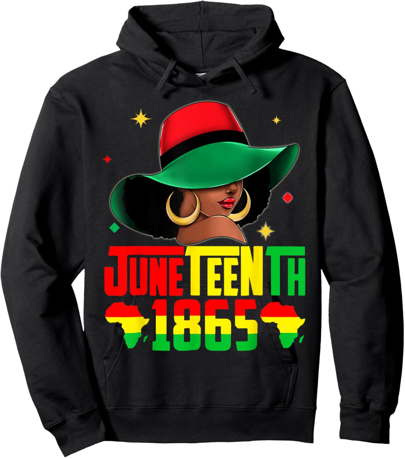 Juneteenth Black African women Hair Remembering My Ancestors Hoodie - Hoodie | Black