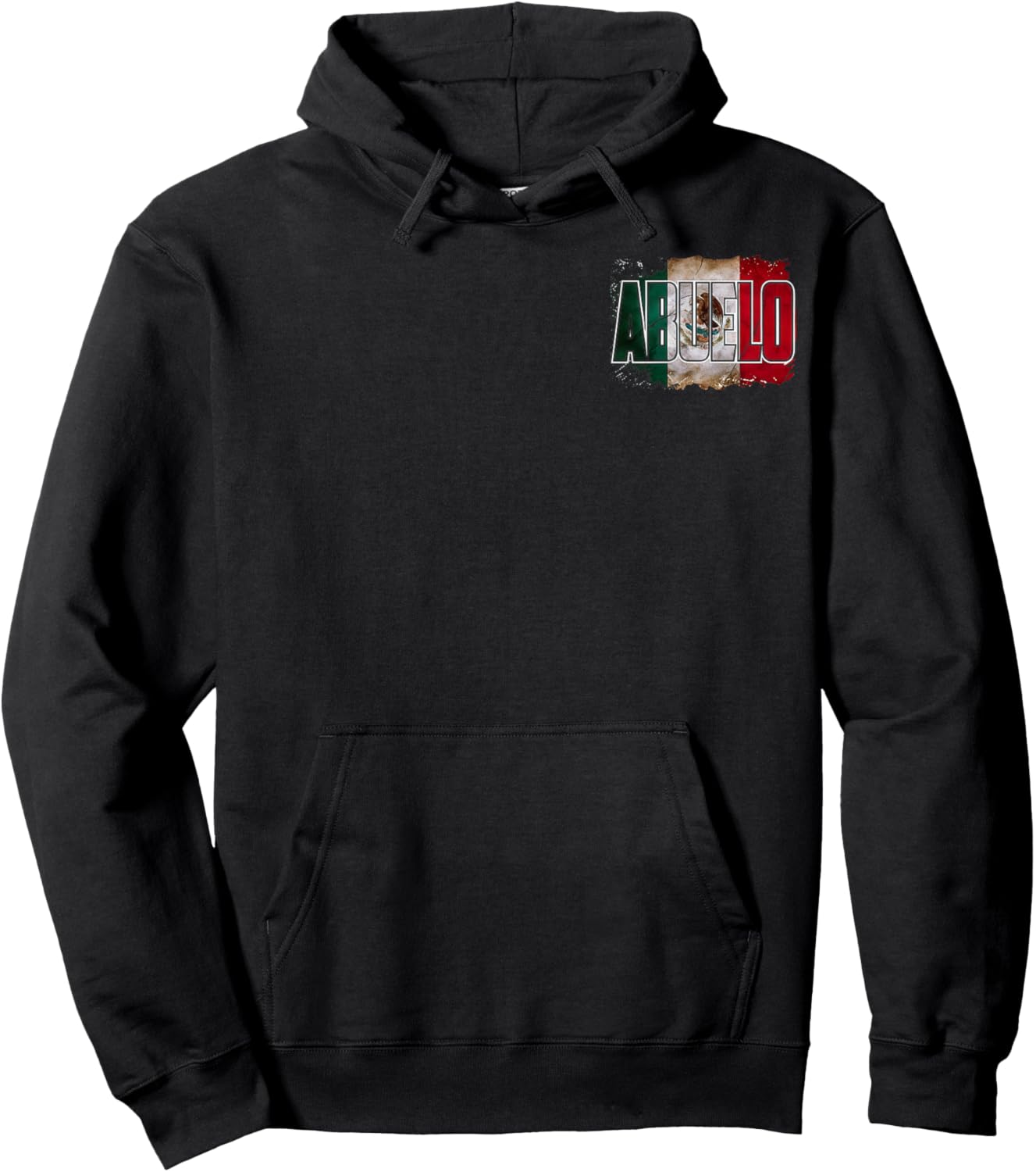 (2 Sided) El Abuelo Mas Chingon Mexican Grandpa Hoodie - Hoodie | Black