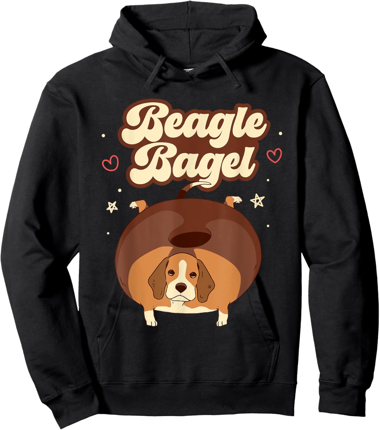 Beagle Bagel Hoodie - Hoodie | Black