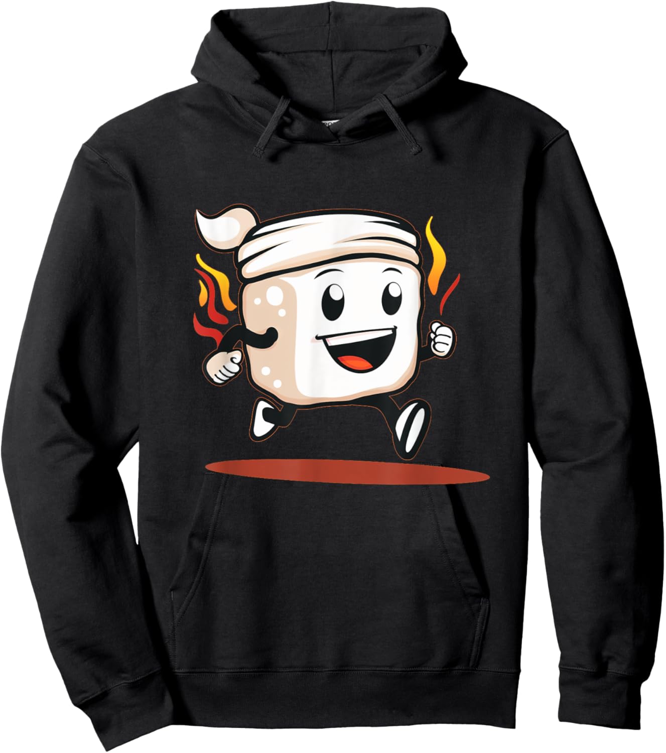Headband Marshmallow Costume for jogging Lovers Hoodie - Hoodie | Black