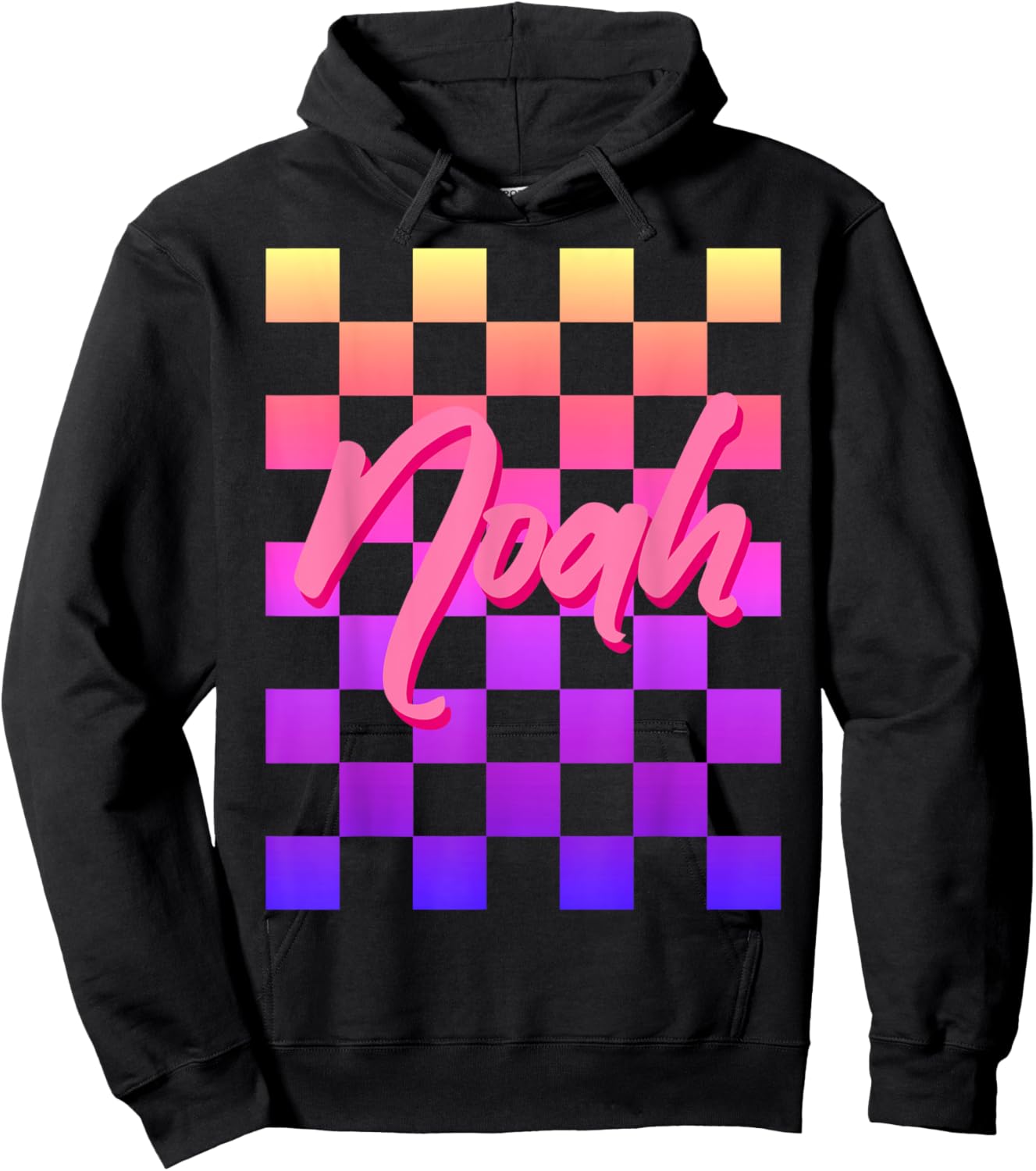 Noah First Name-d Boy Girl Baby Birth-day Hoodie - Hoodie | Black