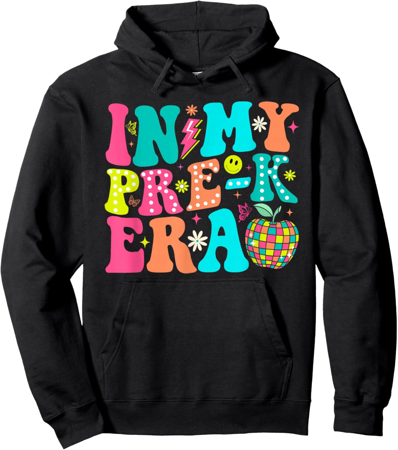 In My Pre K Era Back To School First Day Of Preschool Hoodie - Hoodie | Black