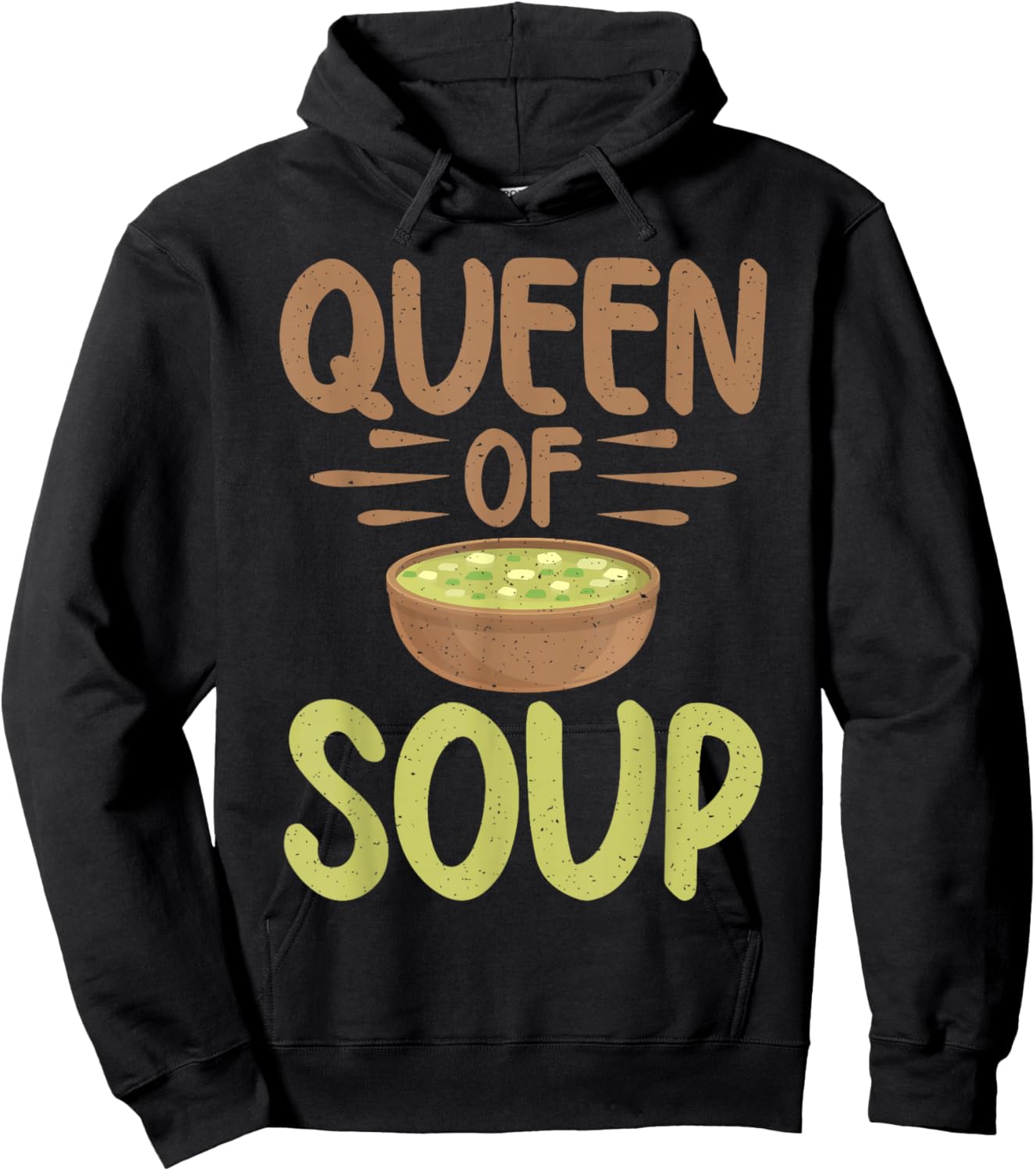 Soup Gift & Soup Lovers Gifts Queen of Soup Lover Hoodie - Hoodie | Black