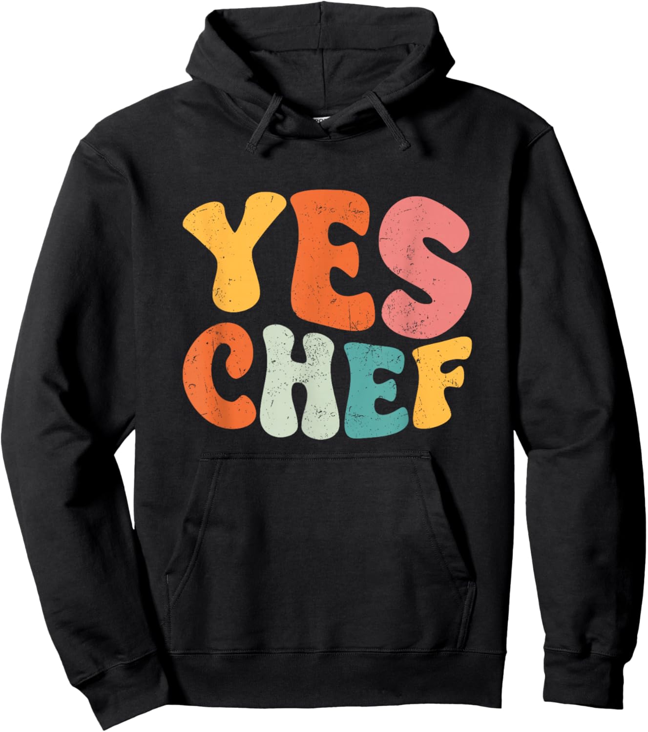 Yes Chef - Funny Saying Slang Restaurant Chef Cook Cooking Hoodie - Hoodie | Black