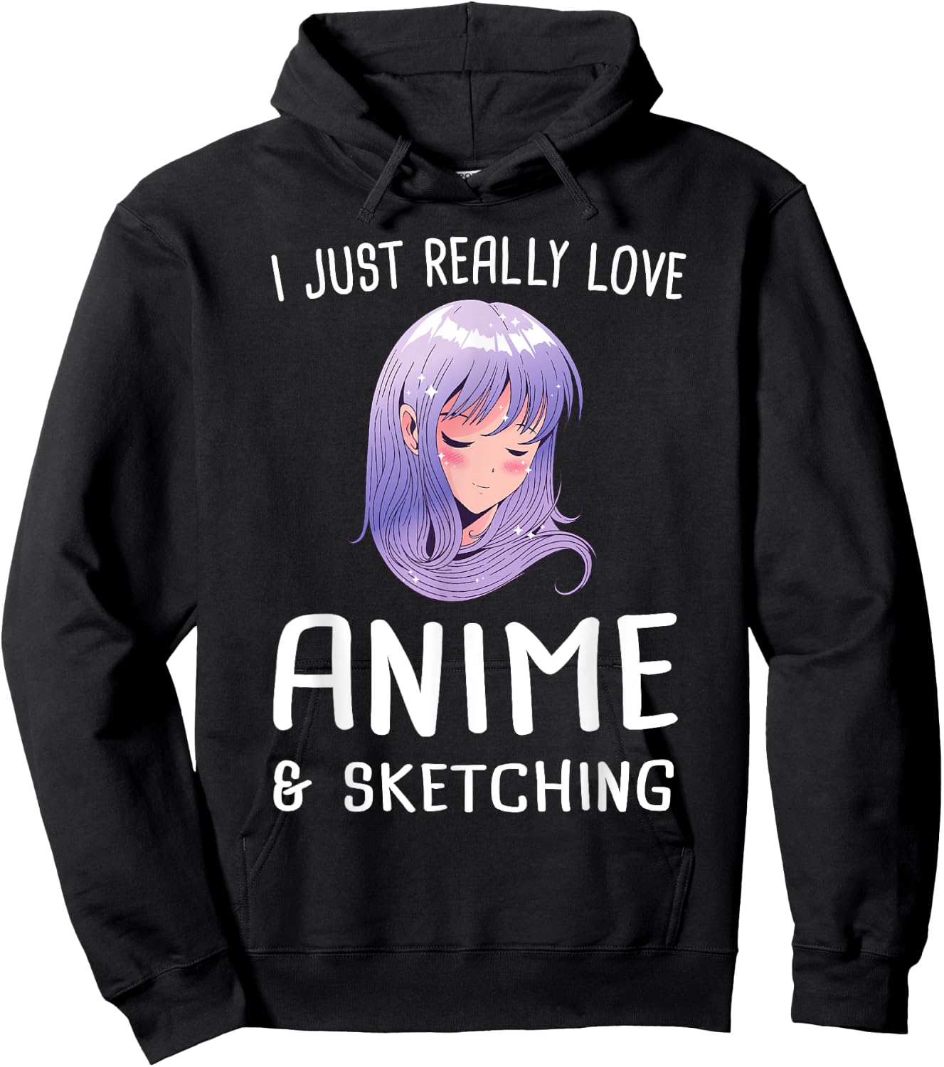 I just really love Anime & Sketching Manga Gift Hoodie - Hoodie | Black