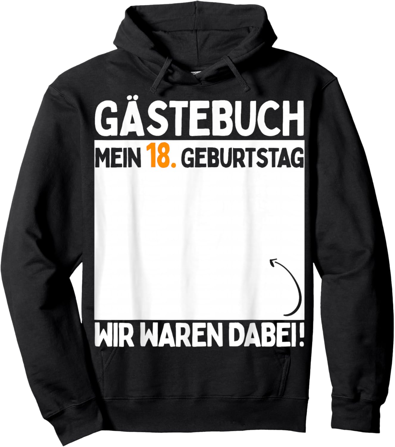 18. Geburtstag Junge Mädchen 18 Jahre 2008 Lustig Geschenk Hoodie - Hoodie | Black