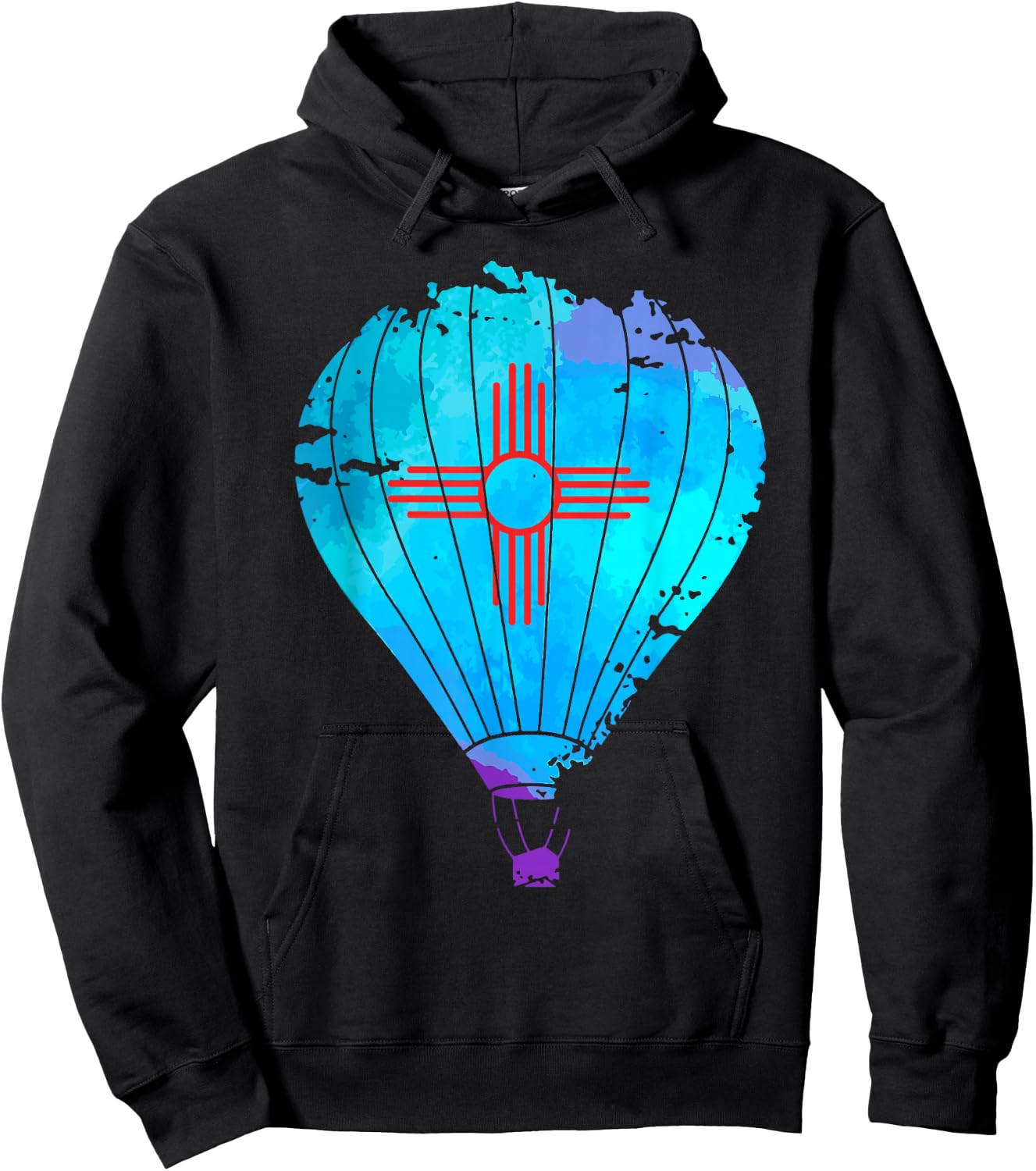 Hot Air Balloon Festival Zia New Mexico Hoodie - Hoodie | Black