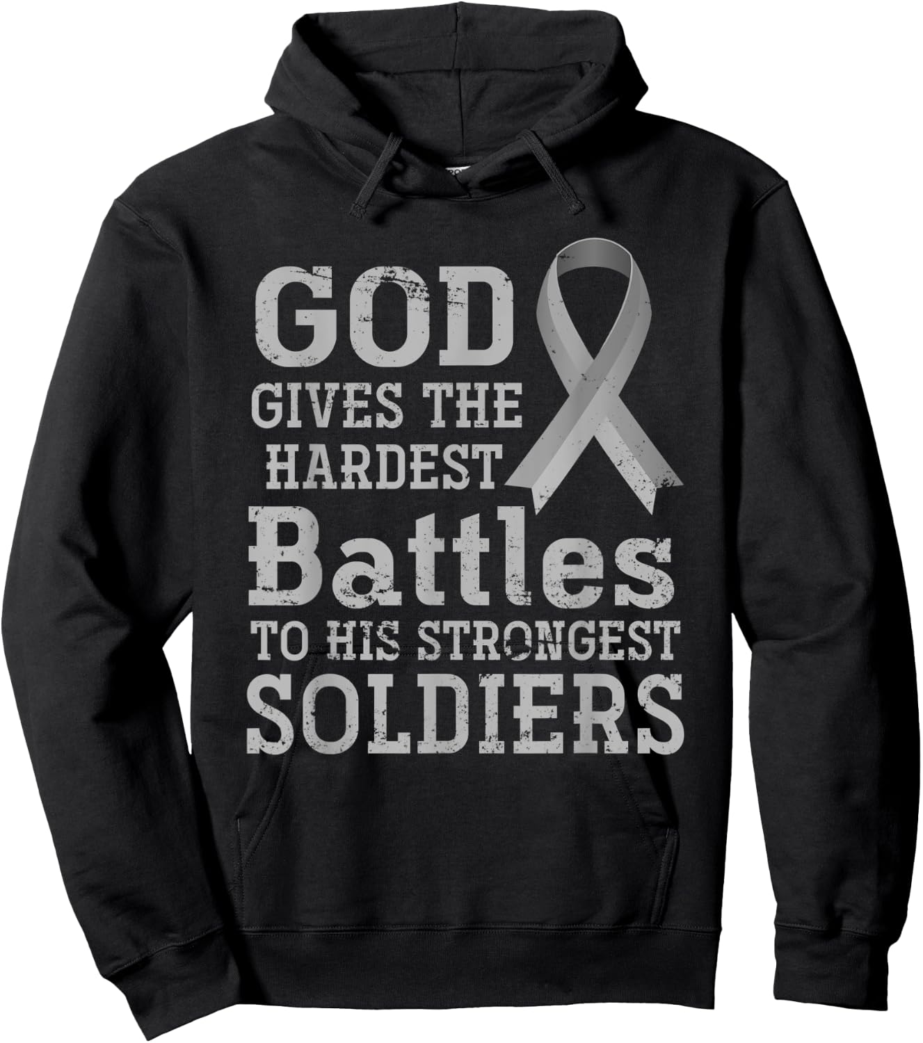 Lung Cancer Fighter Christian Gift Lung Cancer Awareness Hoodie - Hoodie | Black