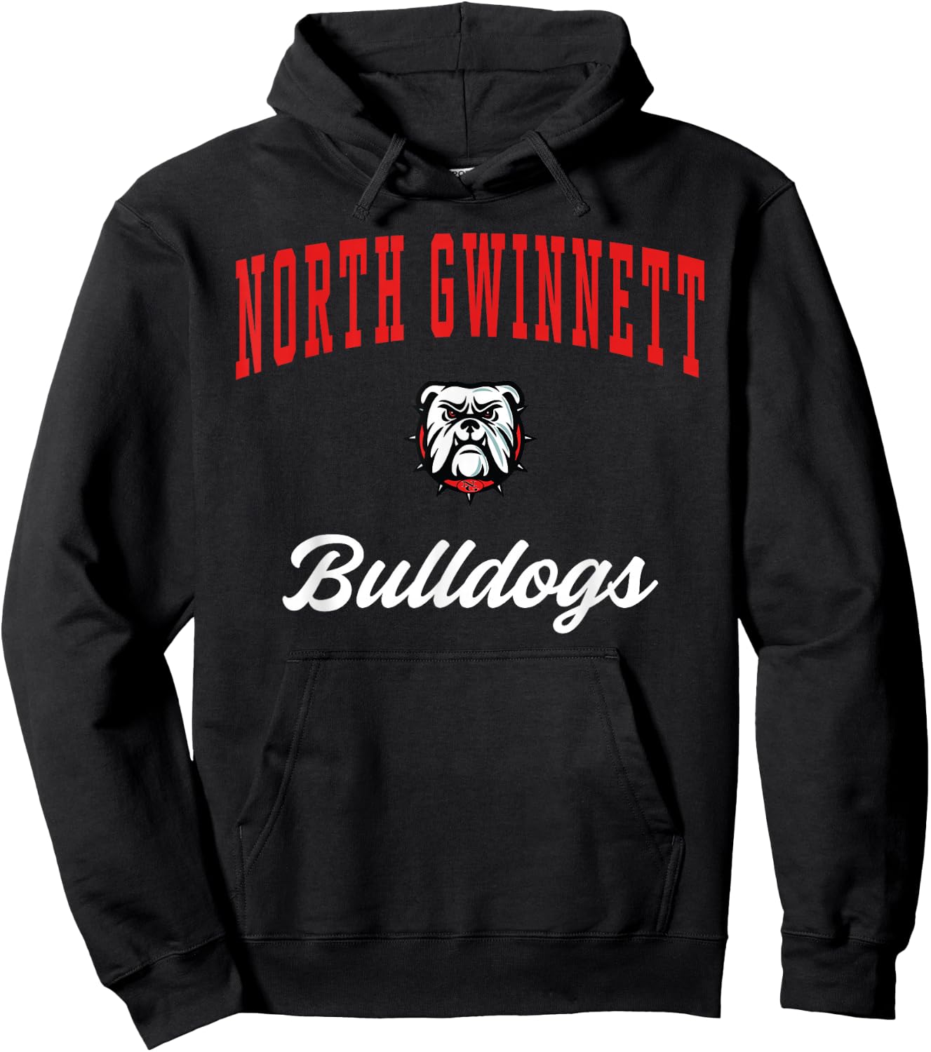 North Gwinnett High School Bulldogs Hoodie - Hoodie | Black