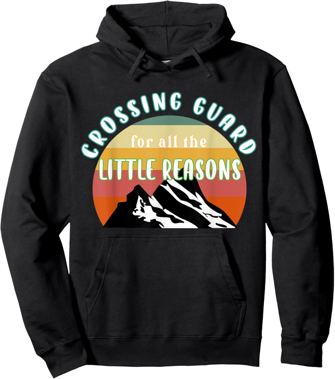 School Crossing Guard Appreciation Crosswalk Attendant Gift Hoodie - Hoodie | Black