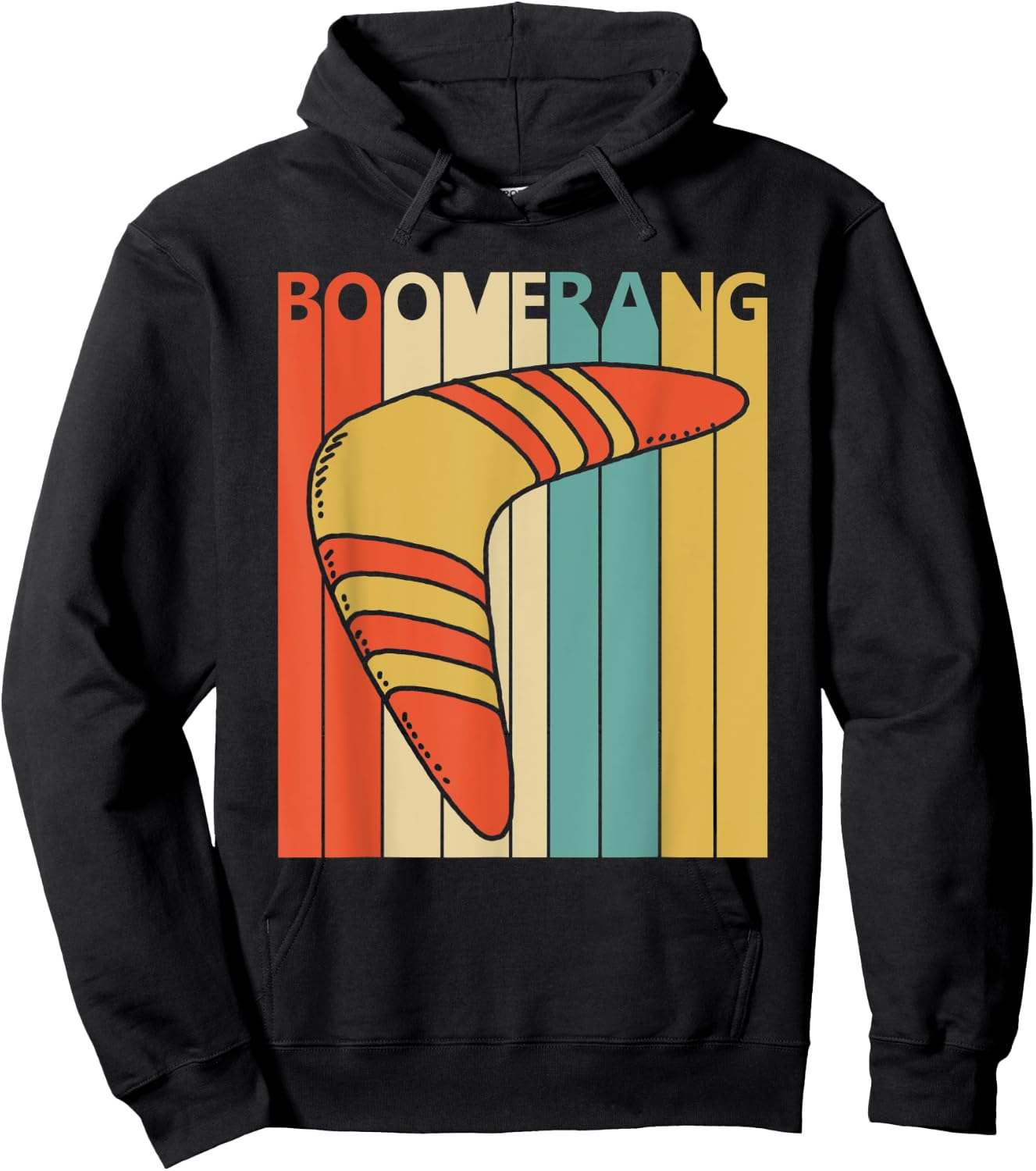 Vintage Boomerang Hoodie - Hoodie | Black