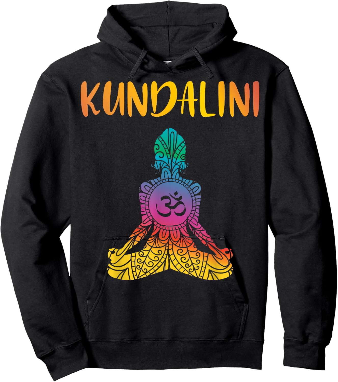 Kundalini Yoga Sat Nam Chakra Meditation Hindu Spirituality Hoodie - Hoodie | Black