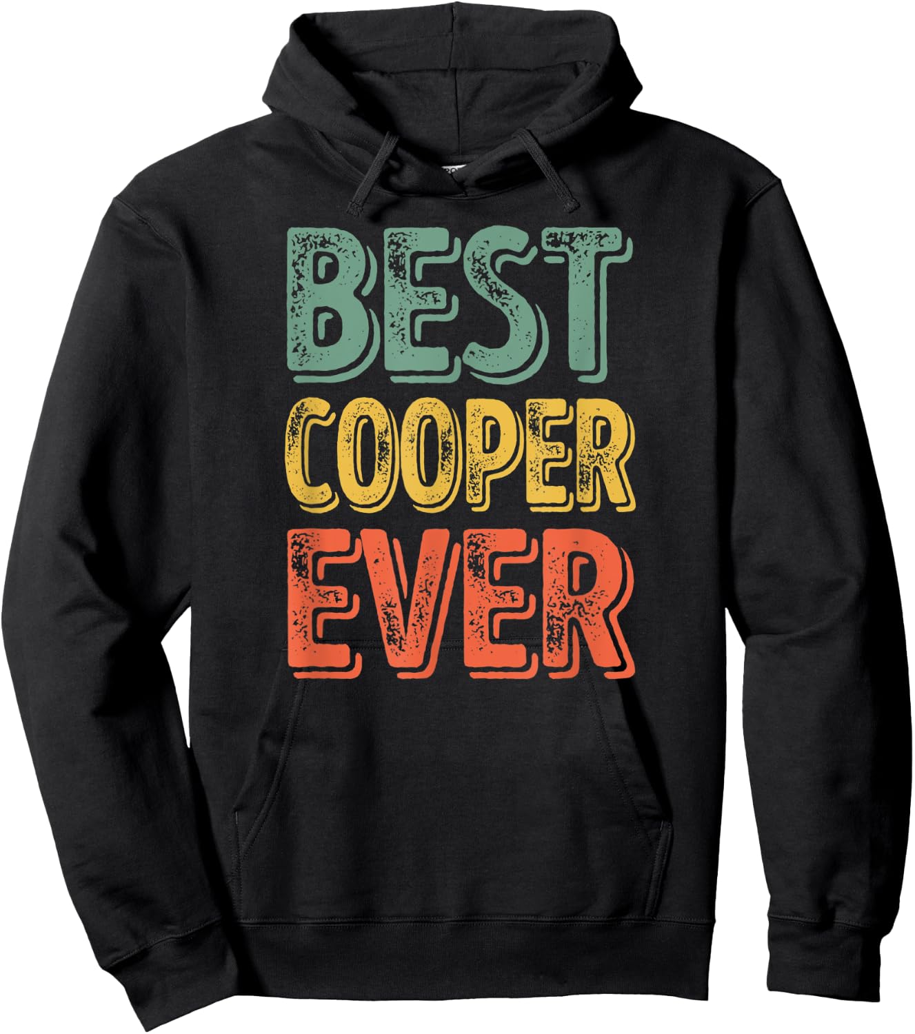 Best Cooper Ever Shirt Funny Personalized First Name Cooper Hoodie - Hoodie | Black