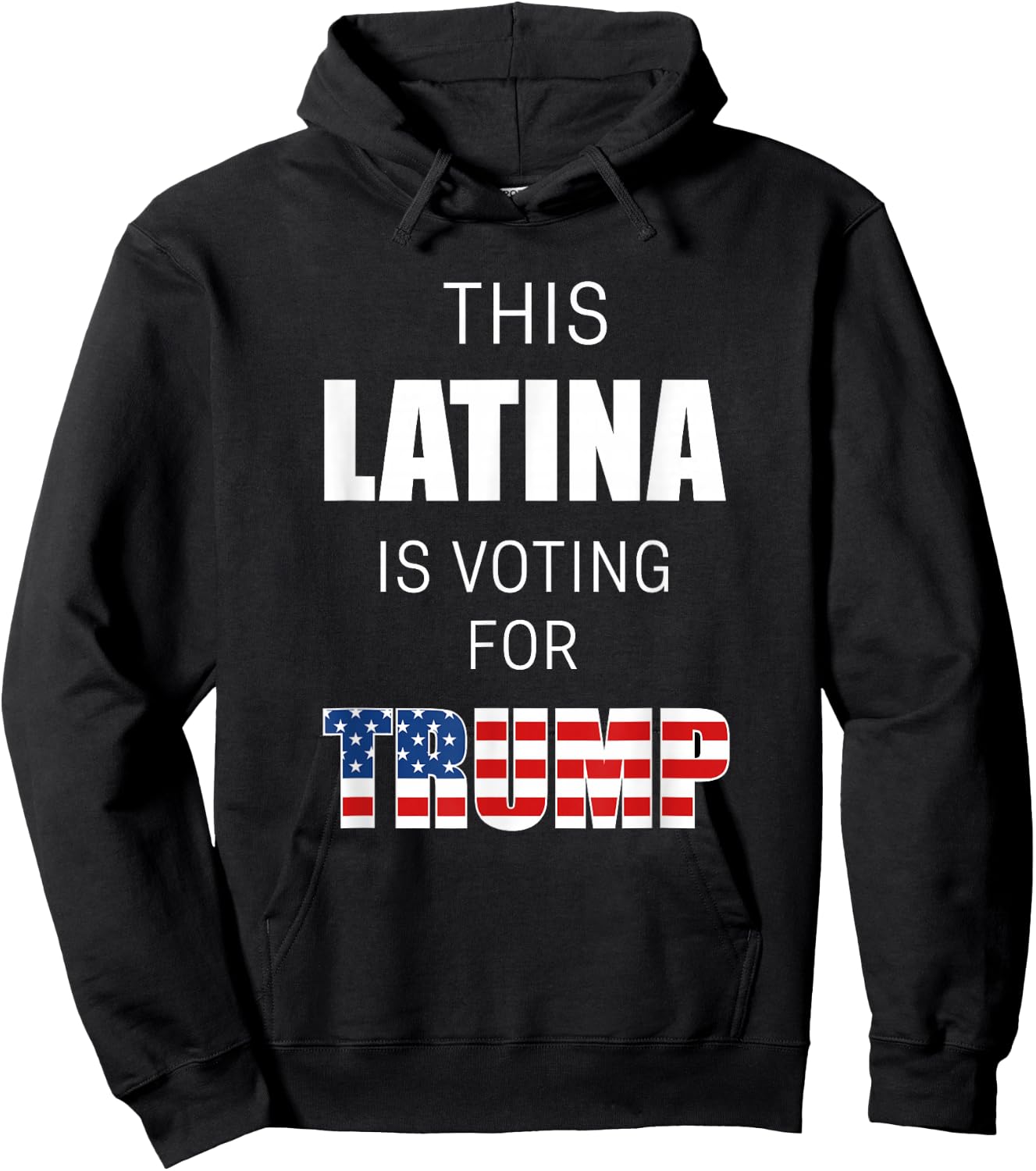 Latinos For Trump 2020 Election President Hispanic Women Hoodie - Hoodie | Black