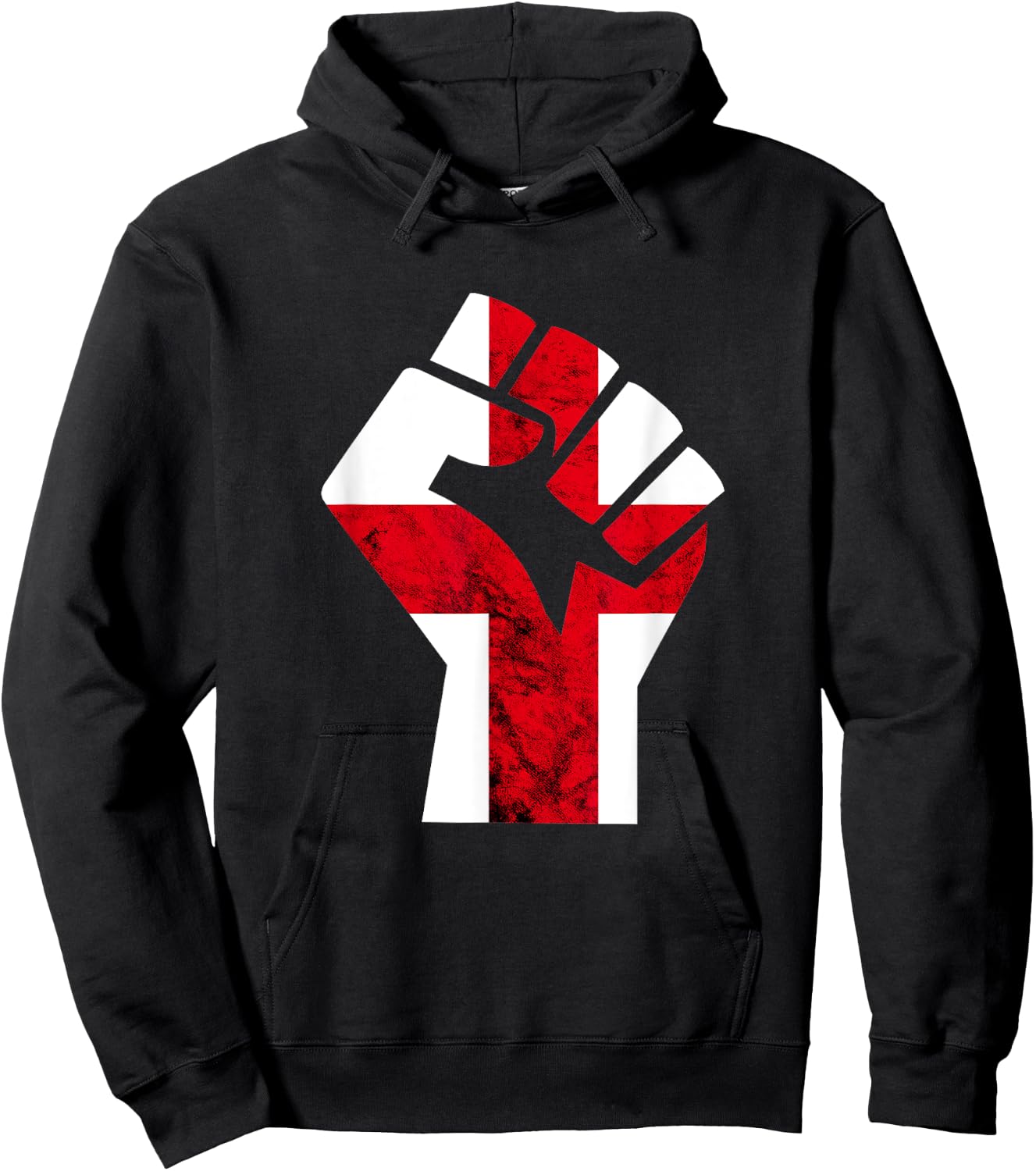England Handfist Power St George's Cross English Pride Hoodie - Hoodie | Black
