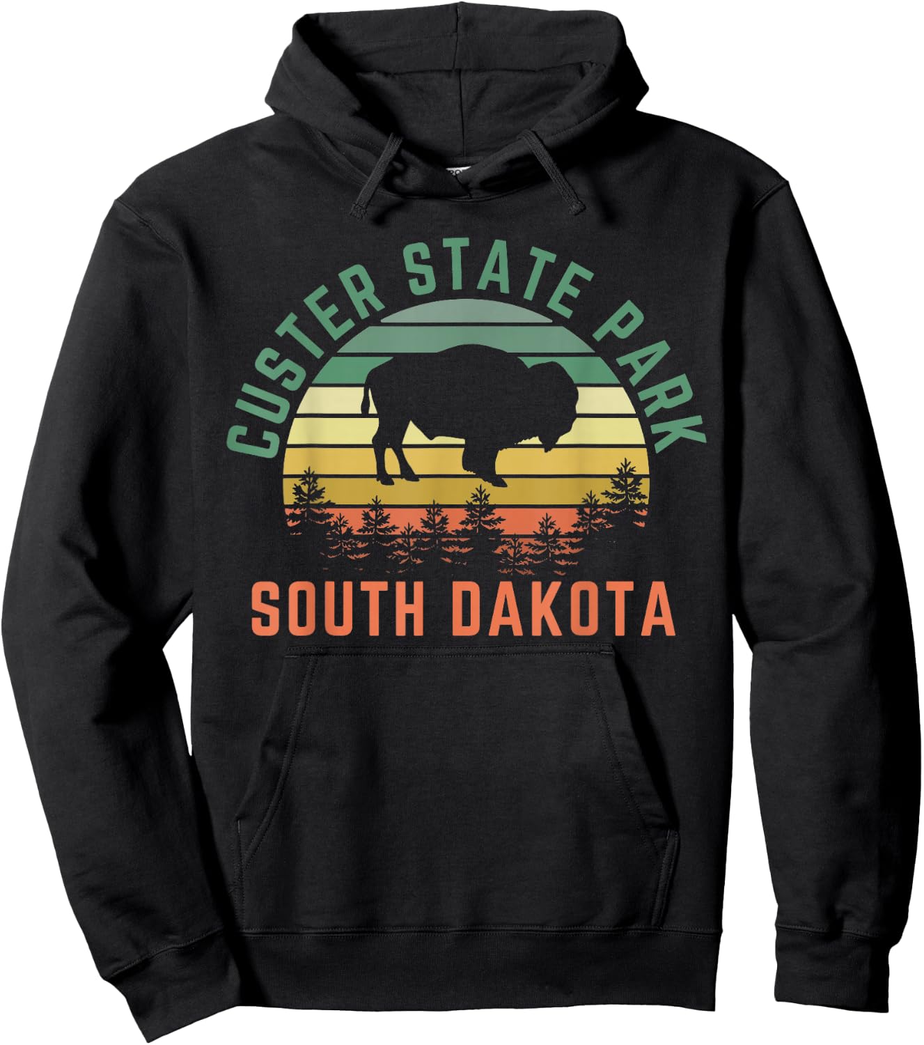 Custer State Park Hoodie - Hoodie | Black