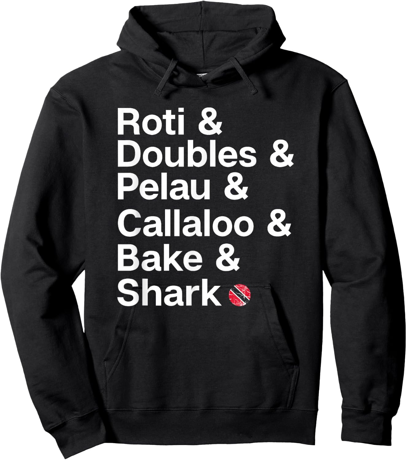 Trinidad National Food! Trini Pride Hoodie - Hoodie | Black