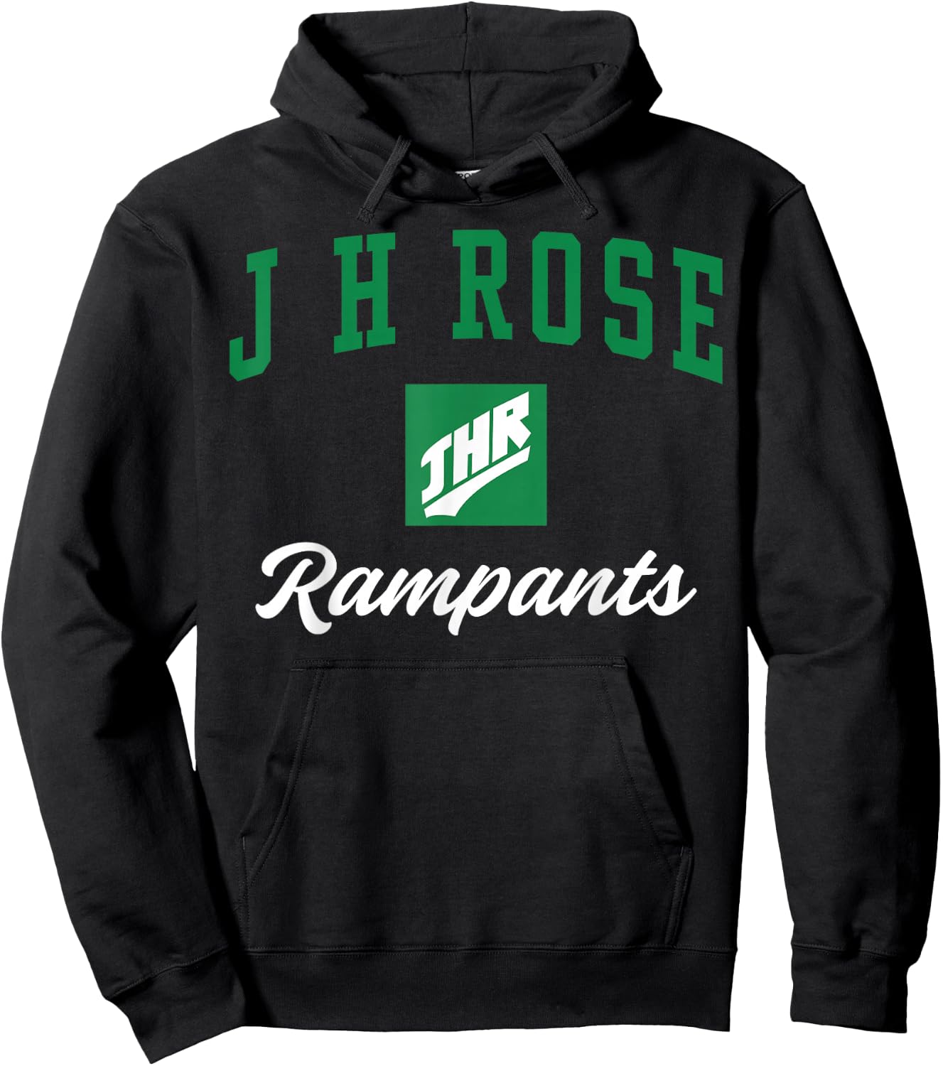 J H Rose High School Rampants C3 Hoodie - Hoodie | Black