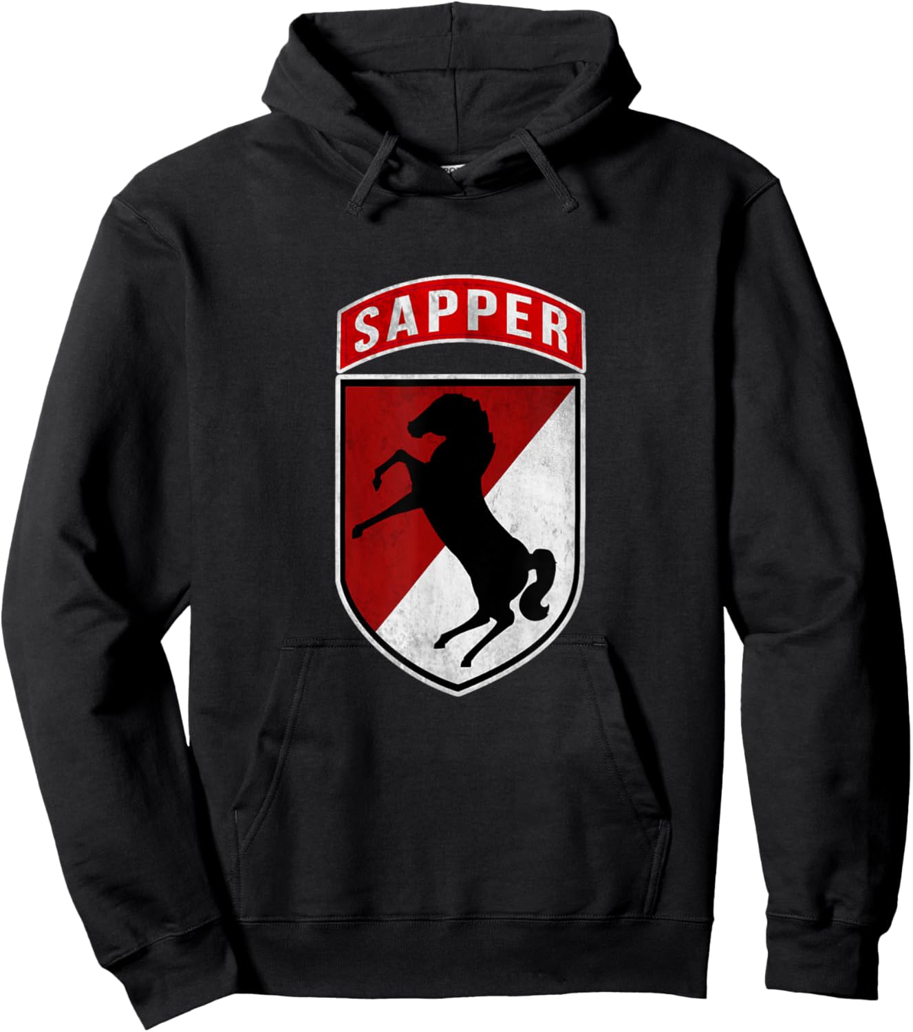 11th Armored Cavalry Regiment Sapper 11th ACR Veteran Papa Hoodie - Hoodie | Black
