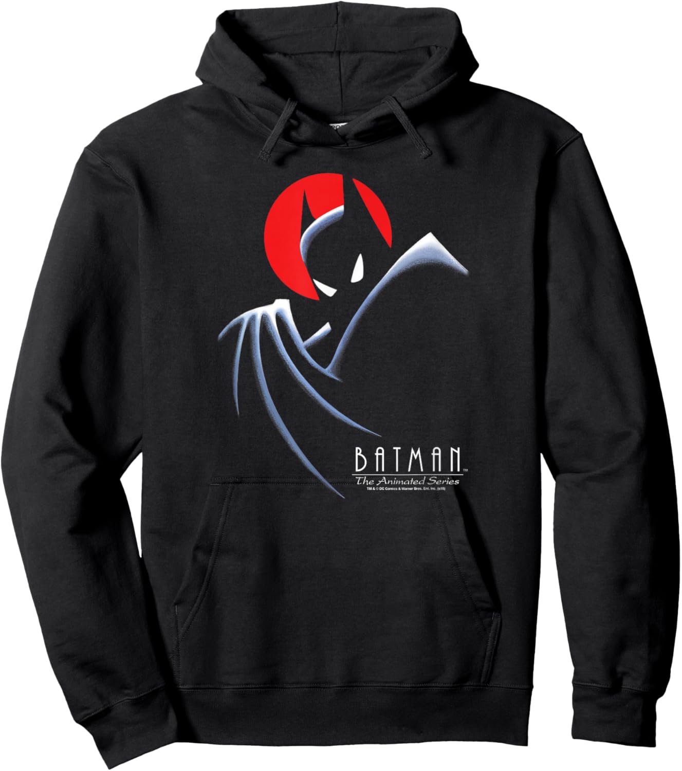 Batman: The Animated Series Behind The Cape Hoodie - Hoodie | Black