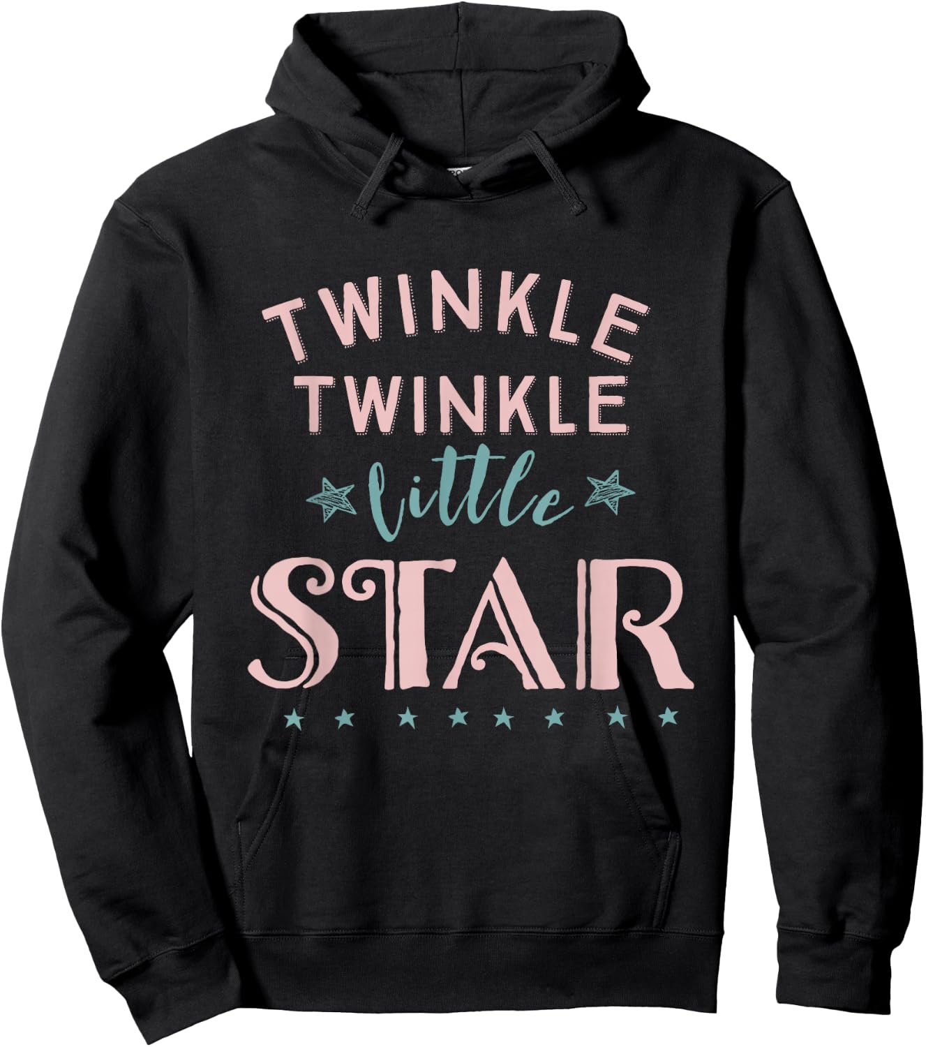Twinkle Twinkle Little Star Cute Hoodie - Hoodie | Black