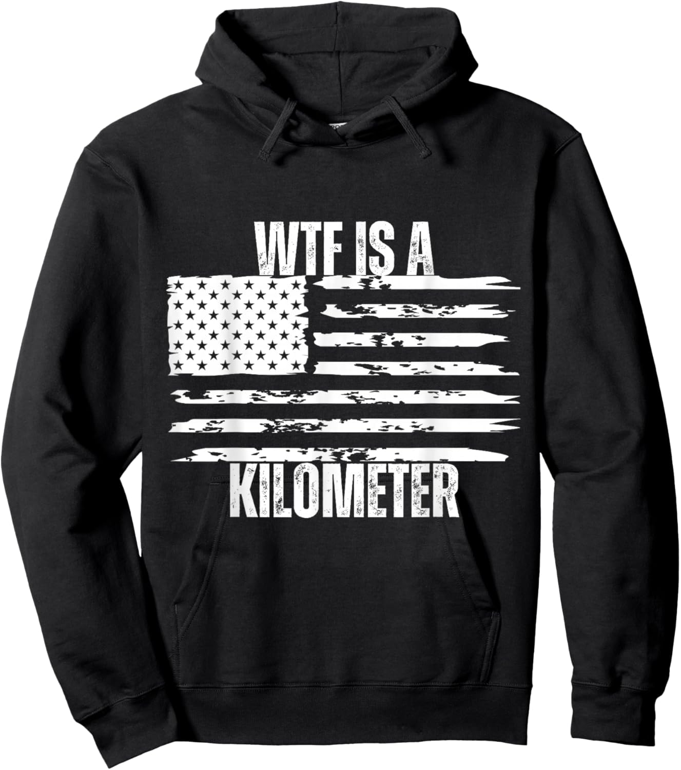 WTF is a Kilometer Hoodie - Hoodie | Black