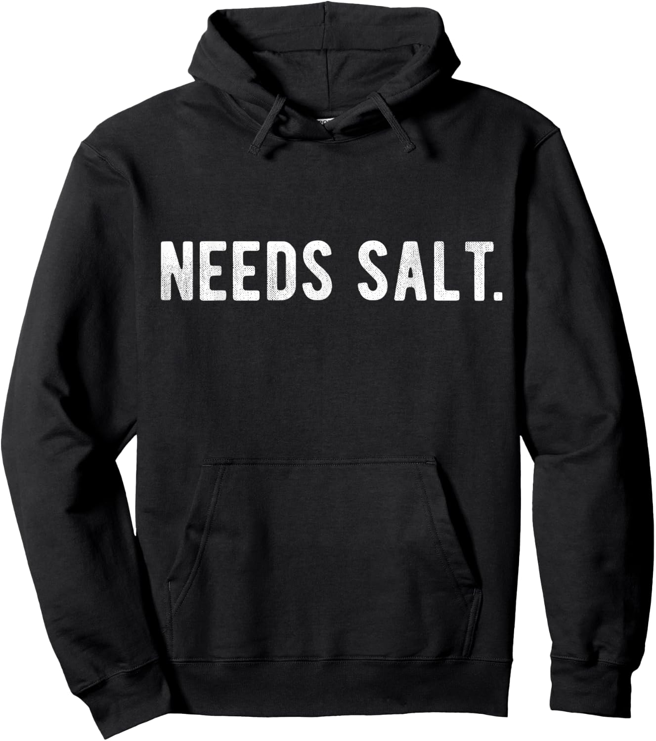 Needs Salt Funny Cooking Chef Assistant Baker Master Cook Hoodie - Hoodie | Black