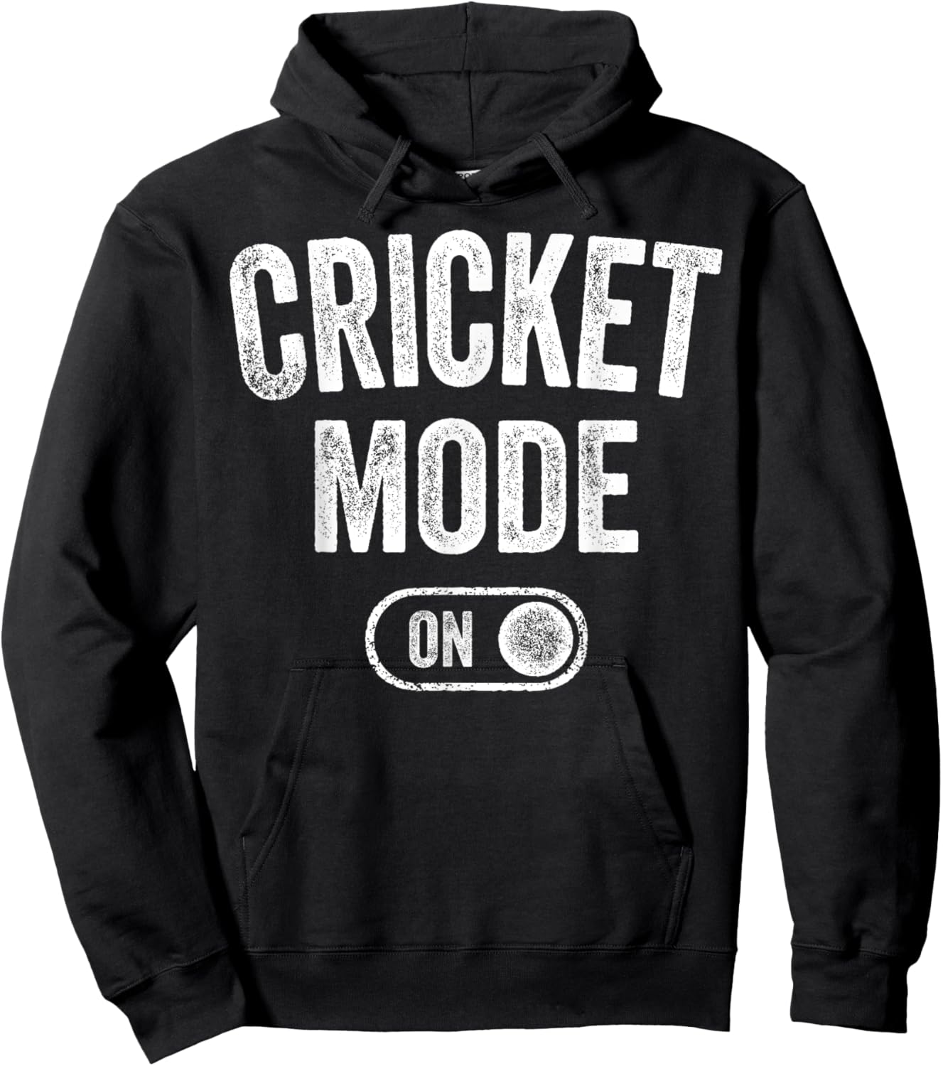 Cricket Mode On Funny Cricketer Gift Bowler Coach Hoodie - Hoodie | Black