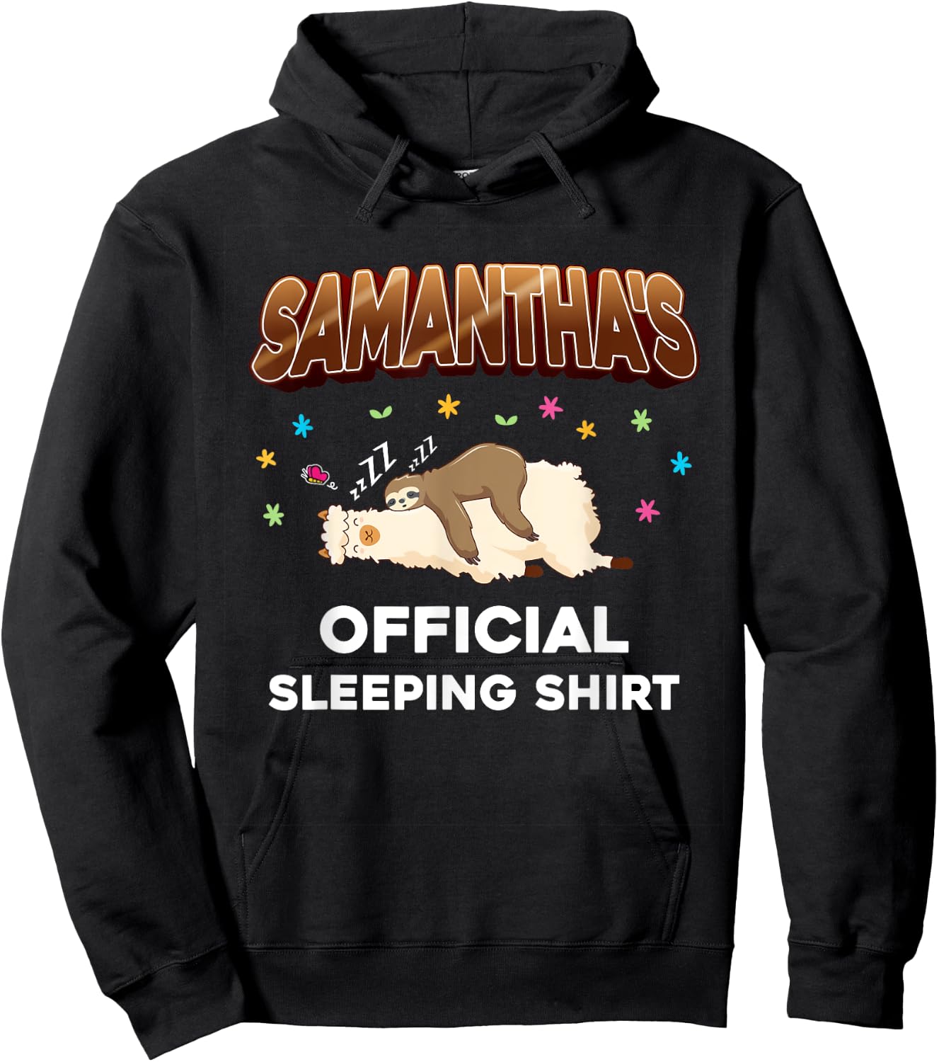 Personalized Samantha Birthday First Name Samantha Hoodie - Hoodie | Black