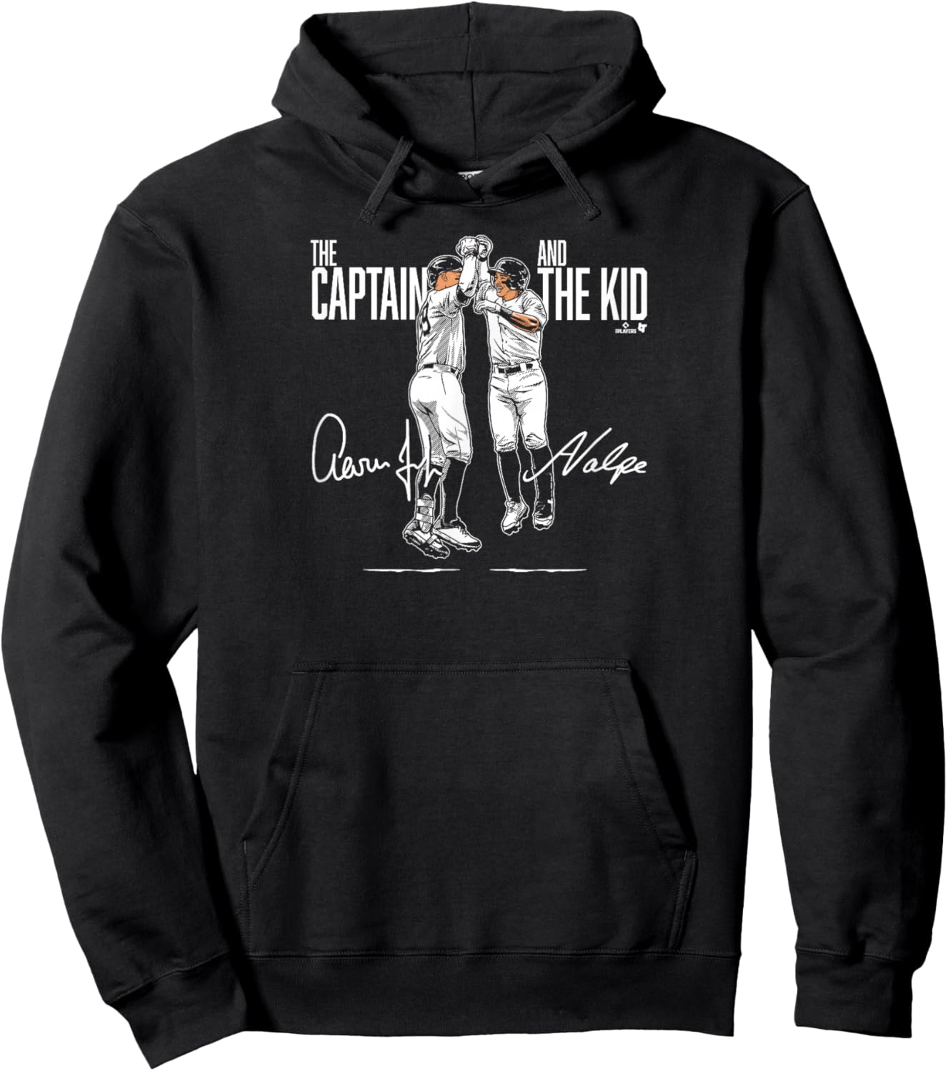 Judge & Volpe - The Captain & The Kid - New York Baseball Hoodie - Hoodie | Black