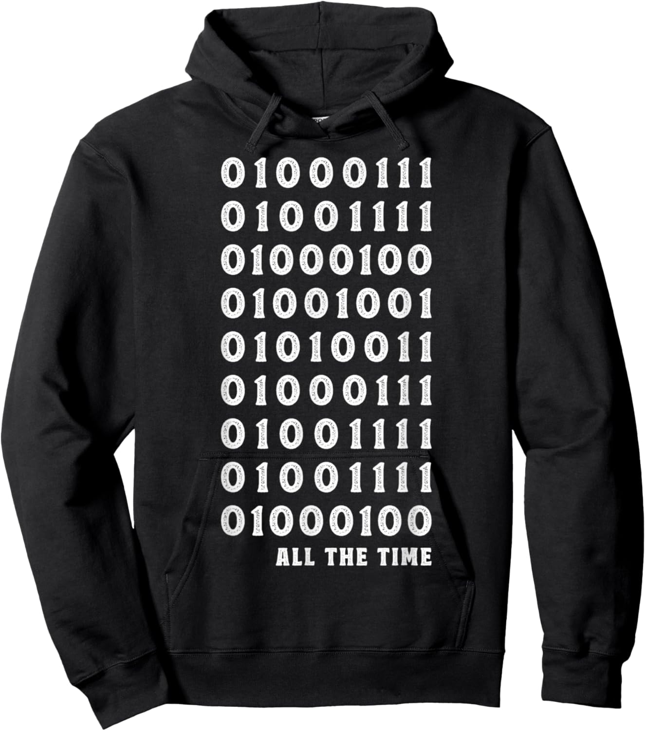 God Is Good Binary Code Christian Computer Programmer Hoodie - Hoodie | Black