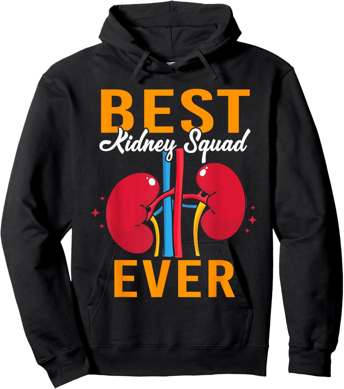 Best Kidney Squad Ever Funny Dialysis Technician Nurse Hoodie - Hoodie | Black