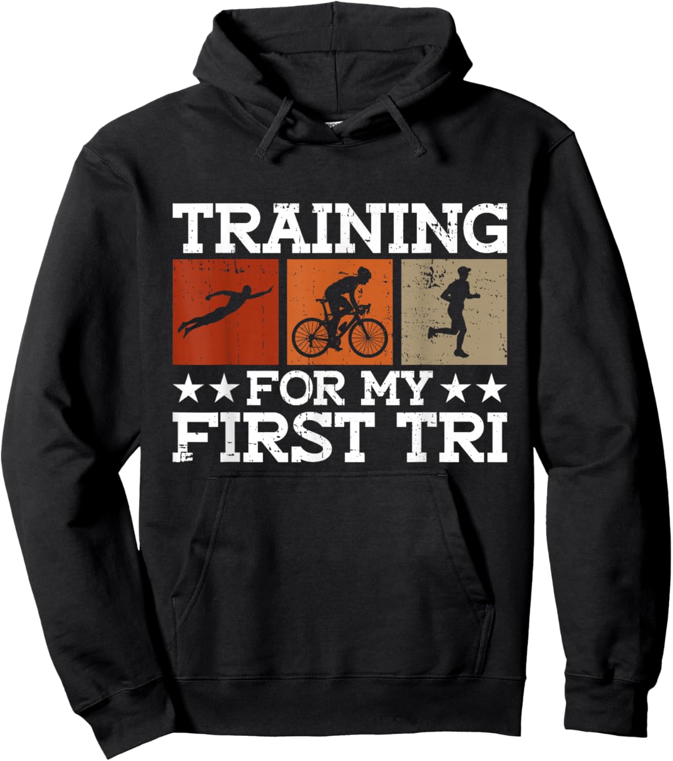 Entraînement pour Mon Premier Triathlon - Triathlète d'entraînement Hoodie - Hoodie | Black
