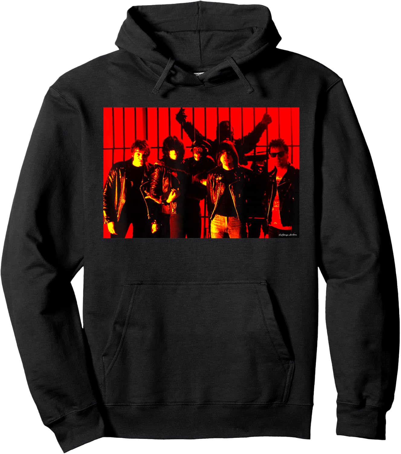 The Ramones Animal Boy Alt Shot by George DuBose Hoodie - Hoodie | Black
