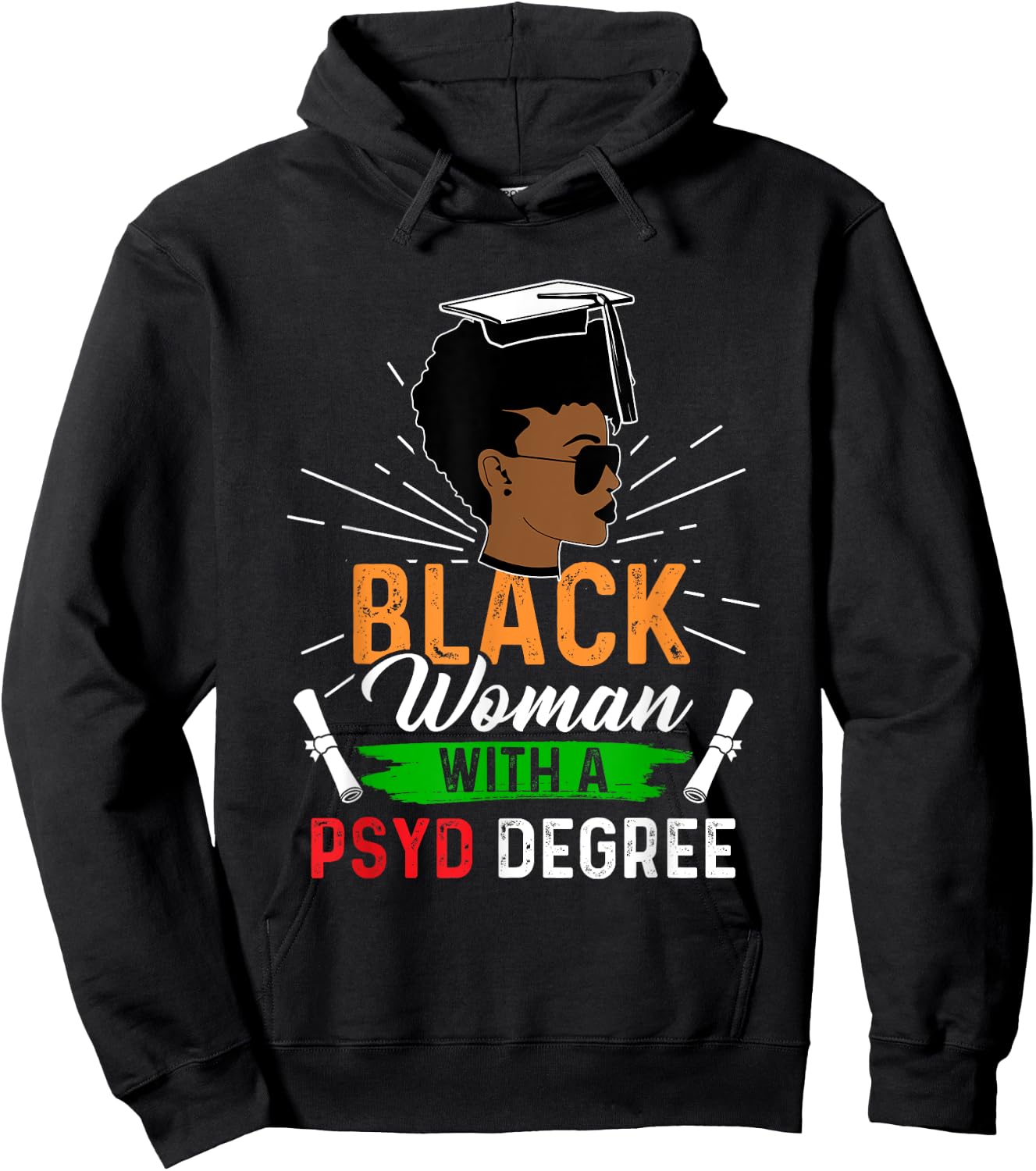 PsyD Doctor of Psychology Doctorate Graduation Hoodie - Hoodie | Black