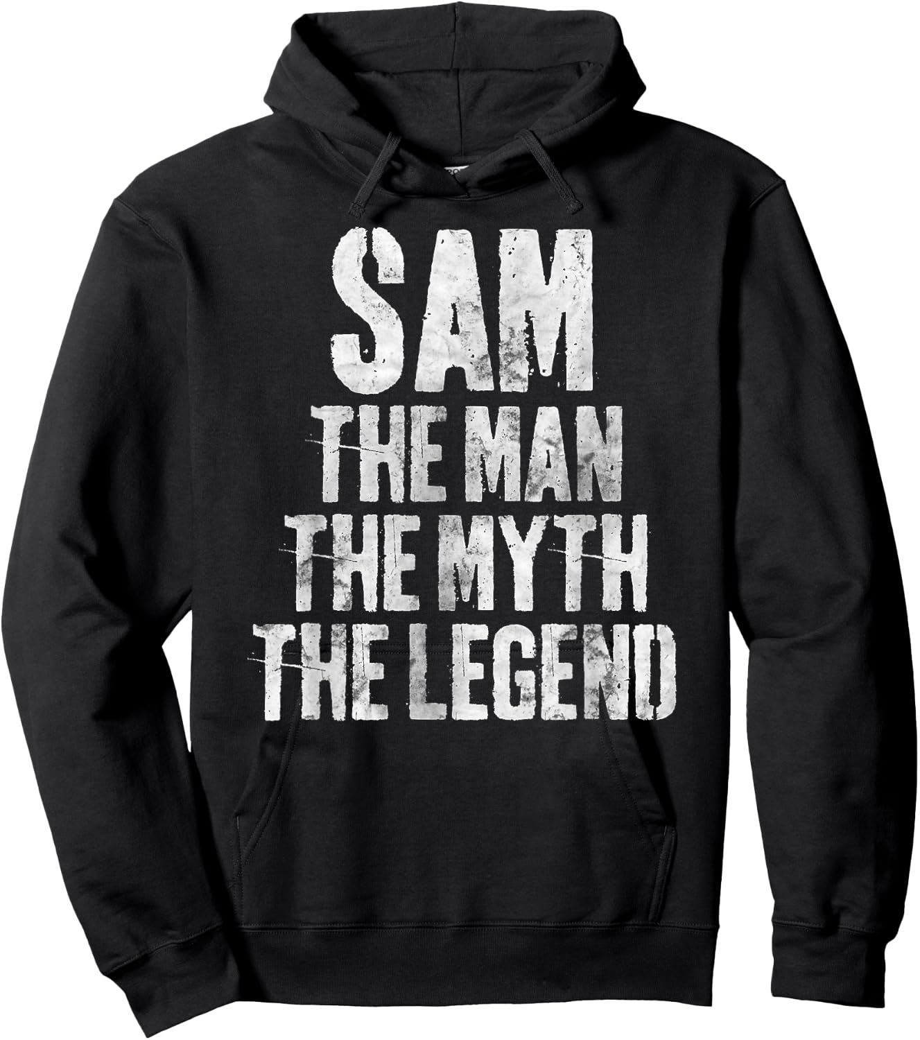Personalized Shirt Sam The Man The Myth The Legend Hoodie - Hoodie | Black