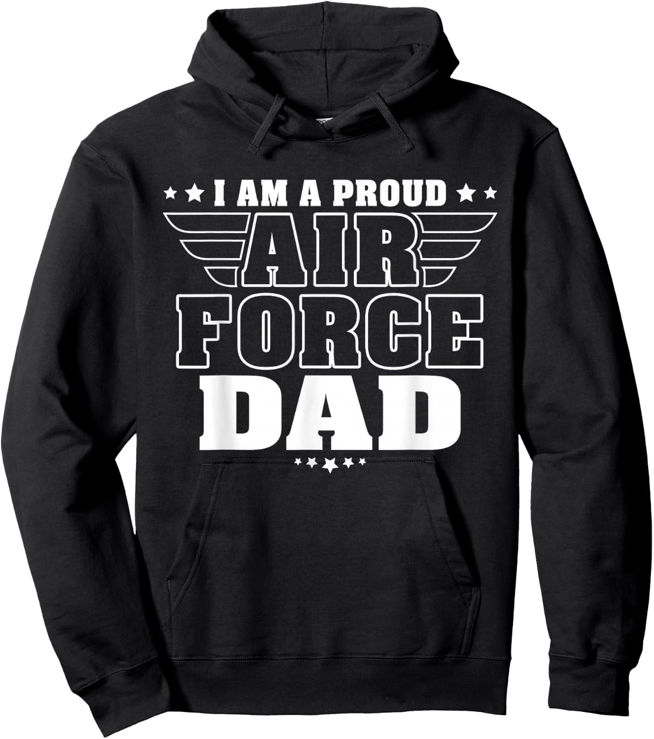 Ich Bin EIN Stolzer Vater Einer Luftwaffe Soldiers Hoodie - Hoodie | Black