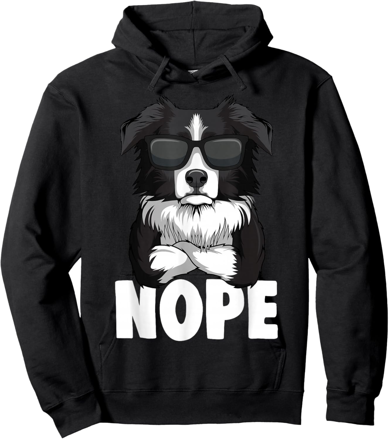 Border Collie Hunde Frauchen Herrchen Hoodie - Hoodie | Black