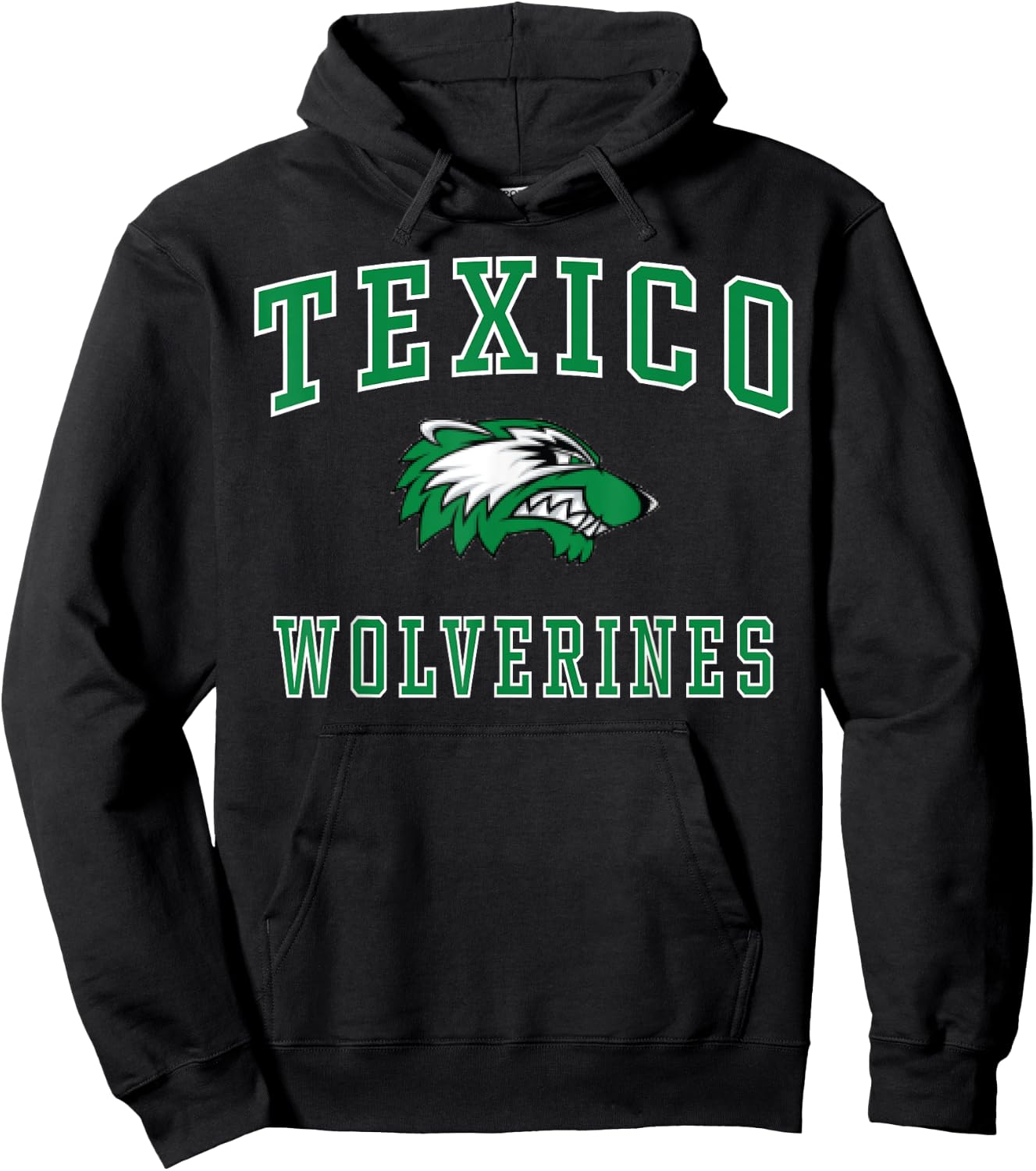 Texico High School Wolverines C1 Hoodie - Hoodie | Black
