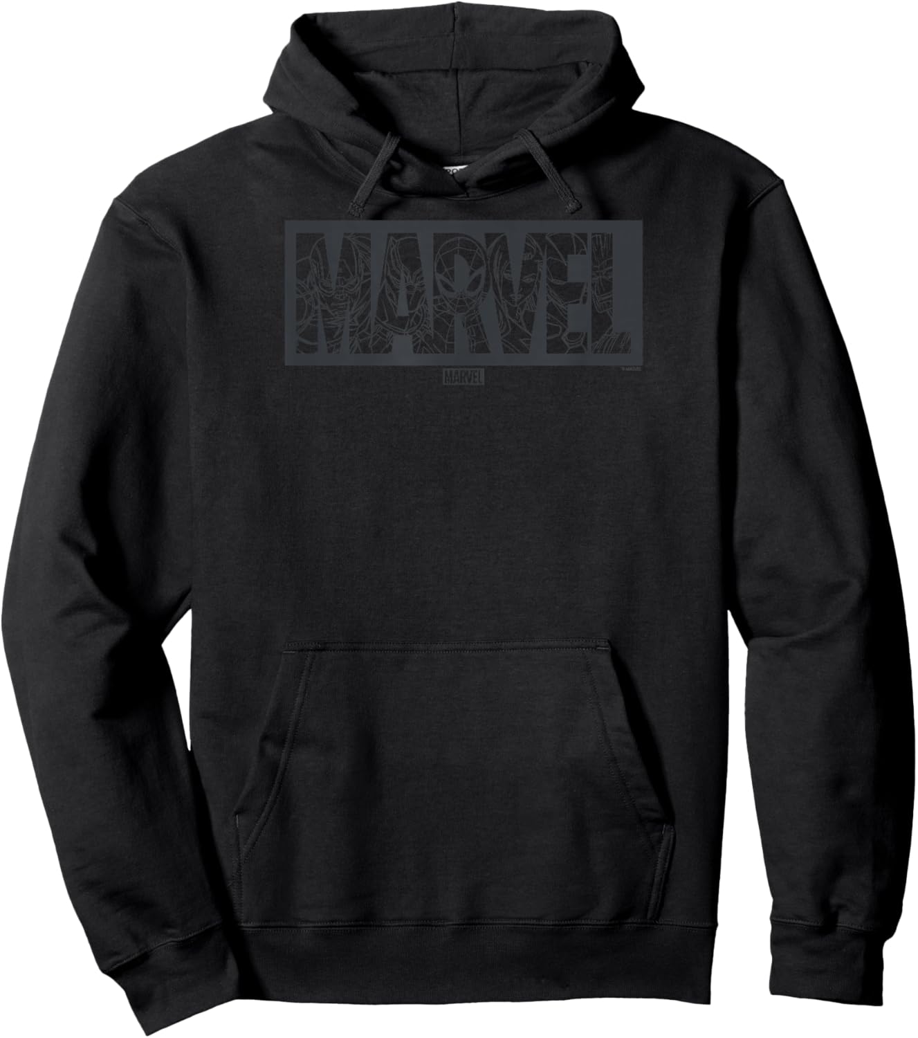Marvel - Dark Monochrome Logo Hoodie - Hoodie | Black