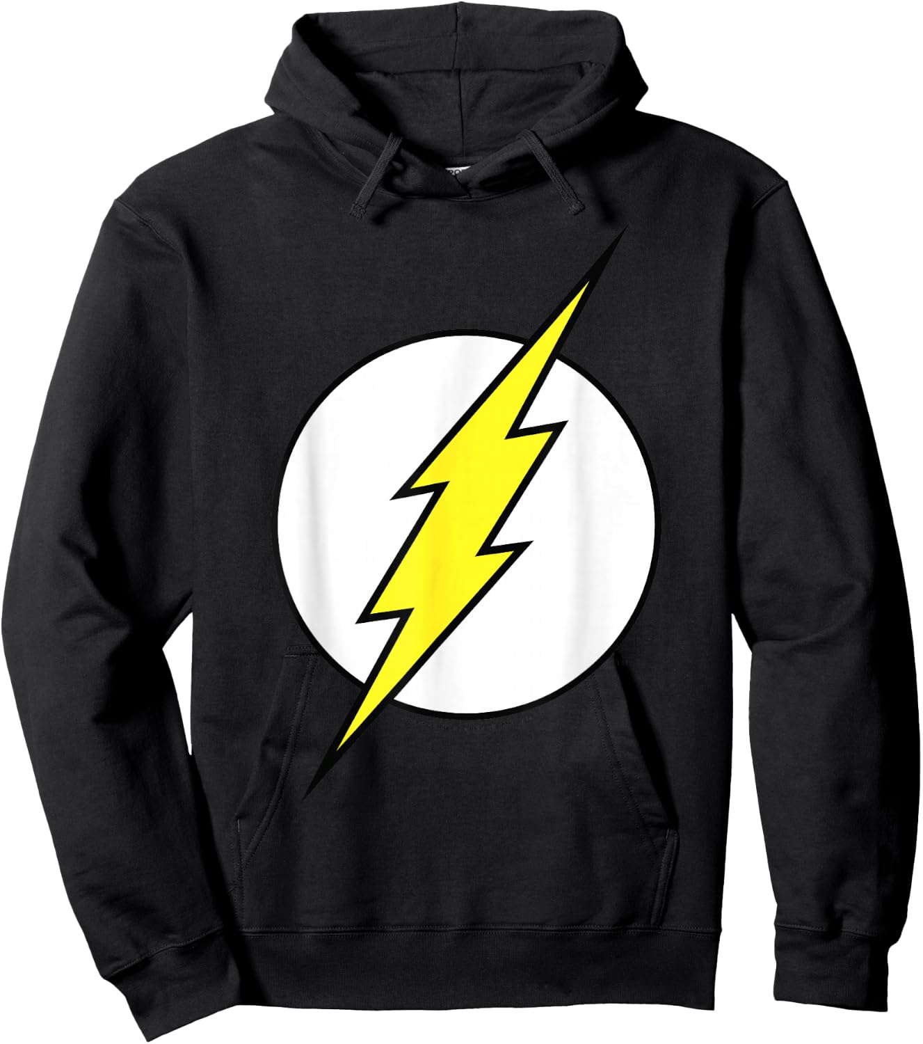 DC Comics The Flash Large Classic Chest Logo Hoodie - Hoodie | Black