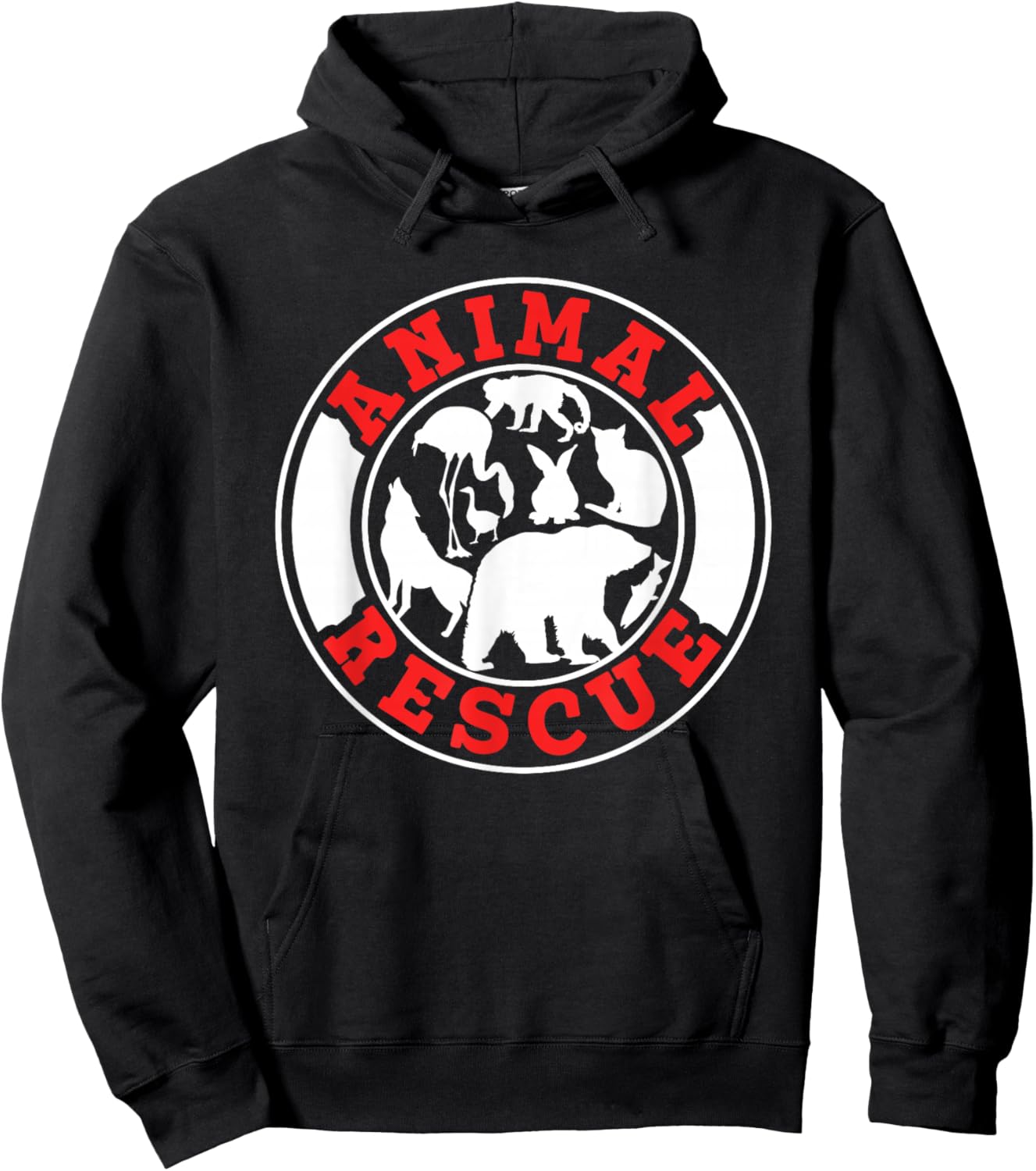 Animal Rescue Rescuing Save Animals Animal Hoodie - Hoodie | Black