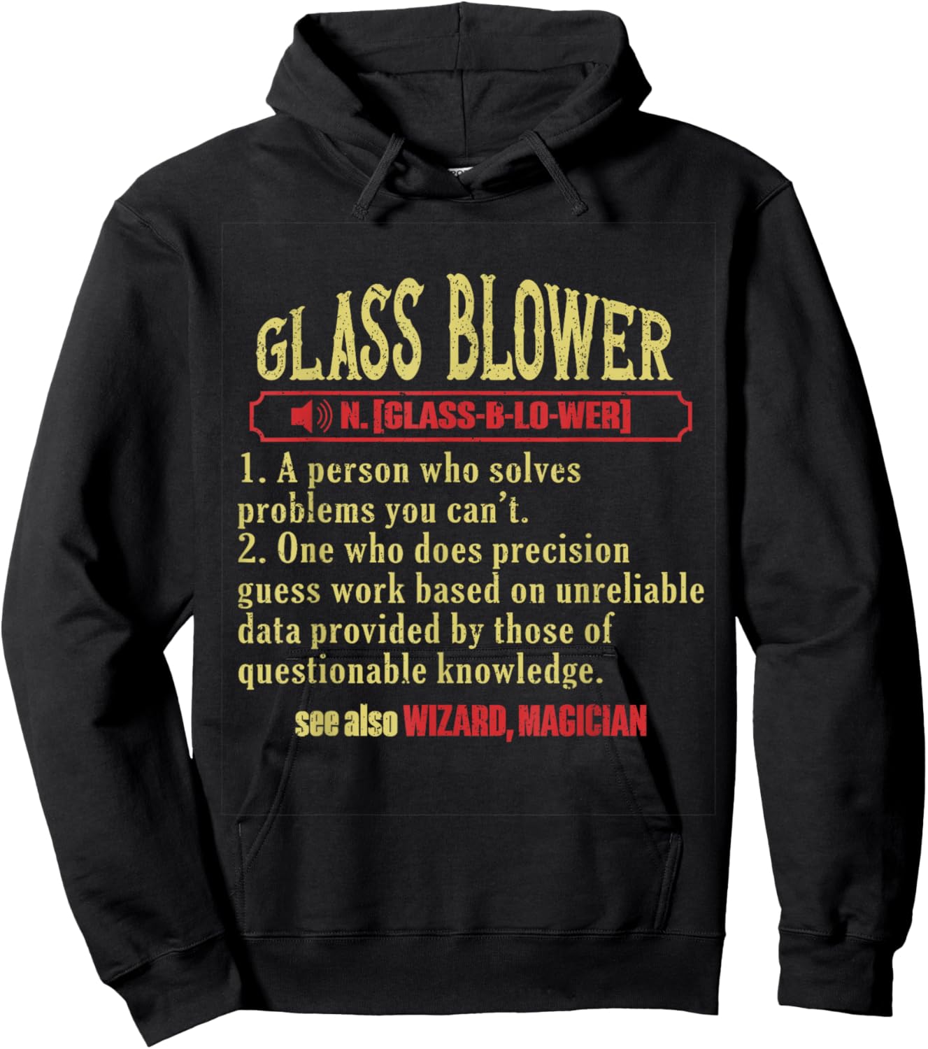 Glassblowing Glass Blower Glass Blowing Hoodie - Hoodie | Black