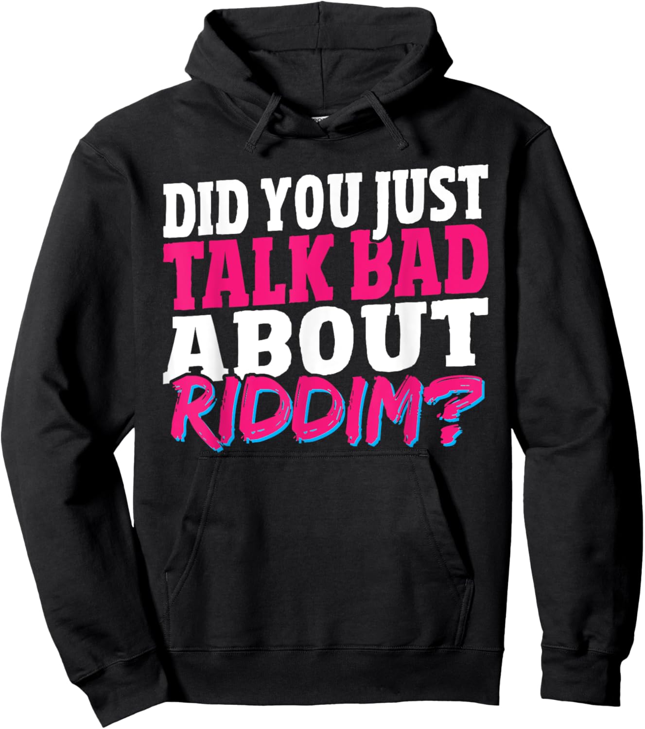 Riddim Rave Festival Costume EDM Music Bass Music Riddim Hoodie - Hoodie | Black